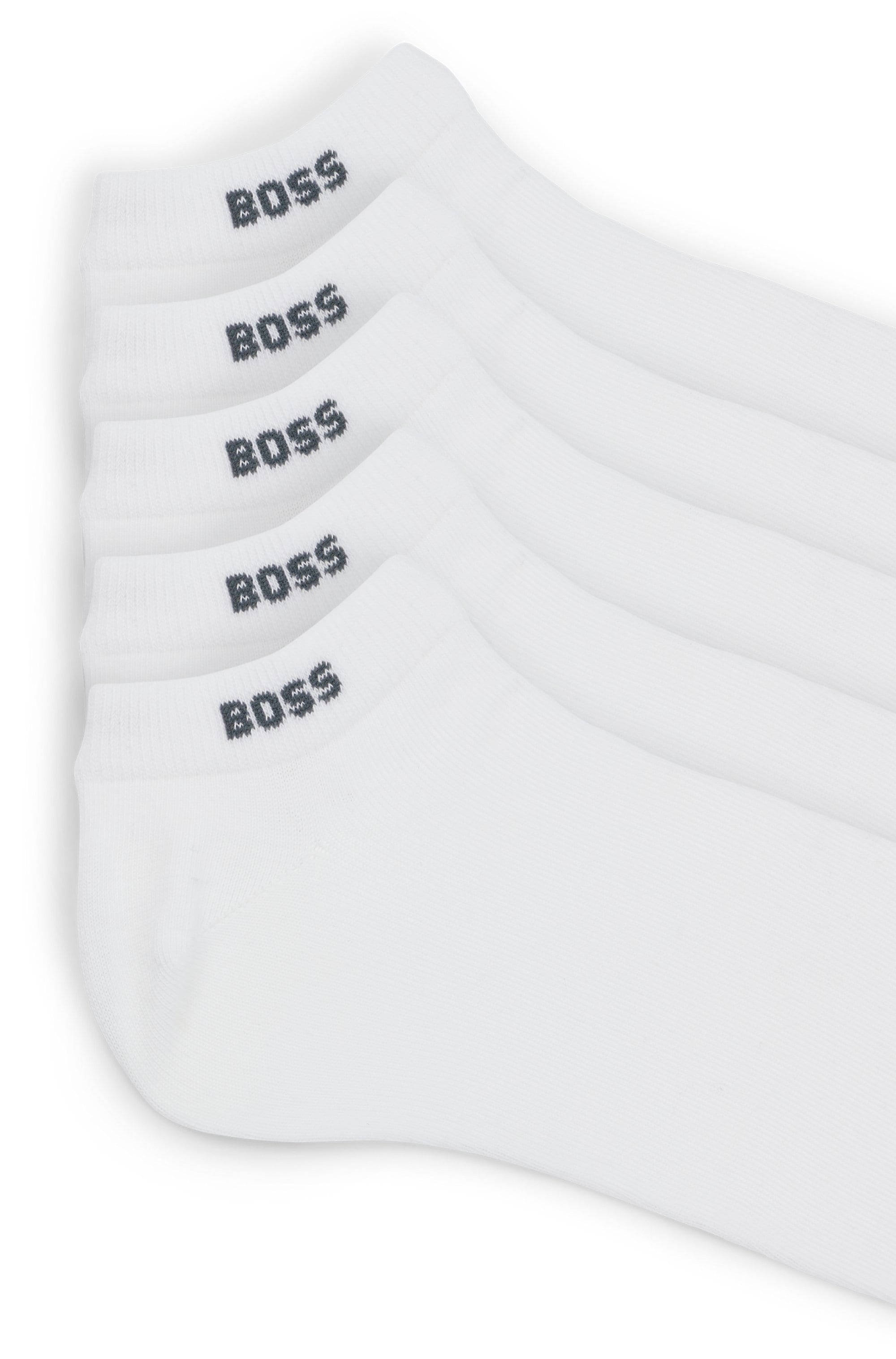 BOSS Chaussettes de baskets »5P AS Uni CC« Packung, 5 cuis tlg. mit BOSS Label
