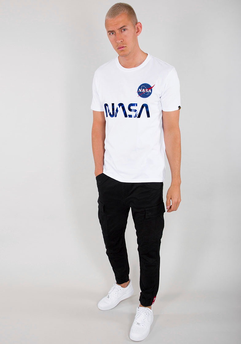 Alpha Industries Rundhalsshirt »Nasa Reflective Tee«