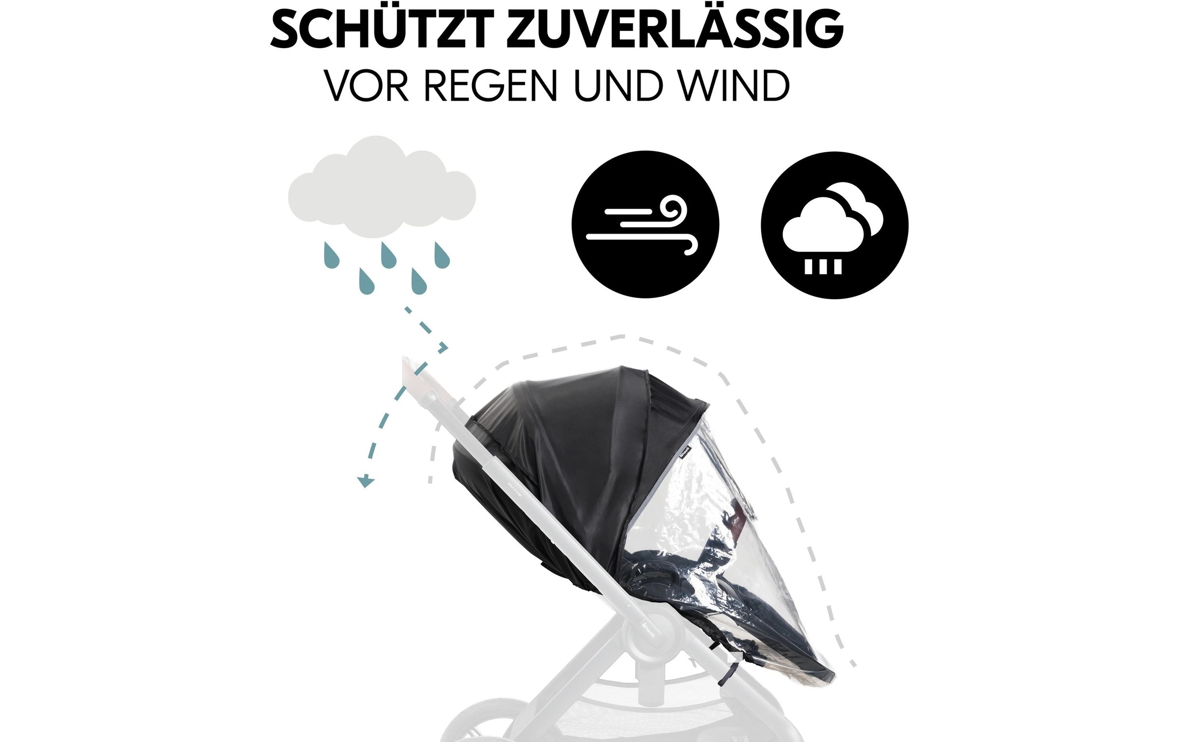Hauck »Pushchair Seat Raincover«