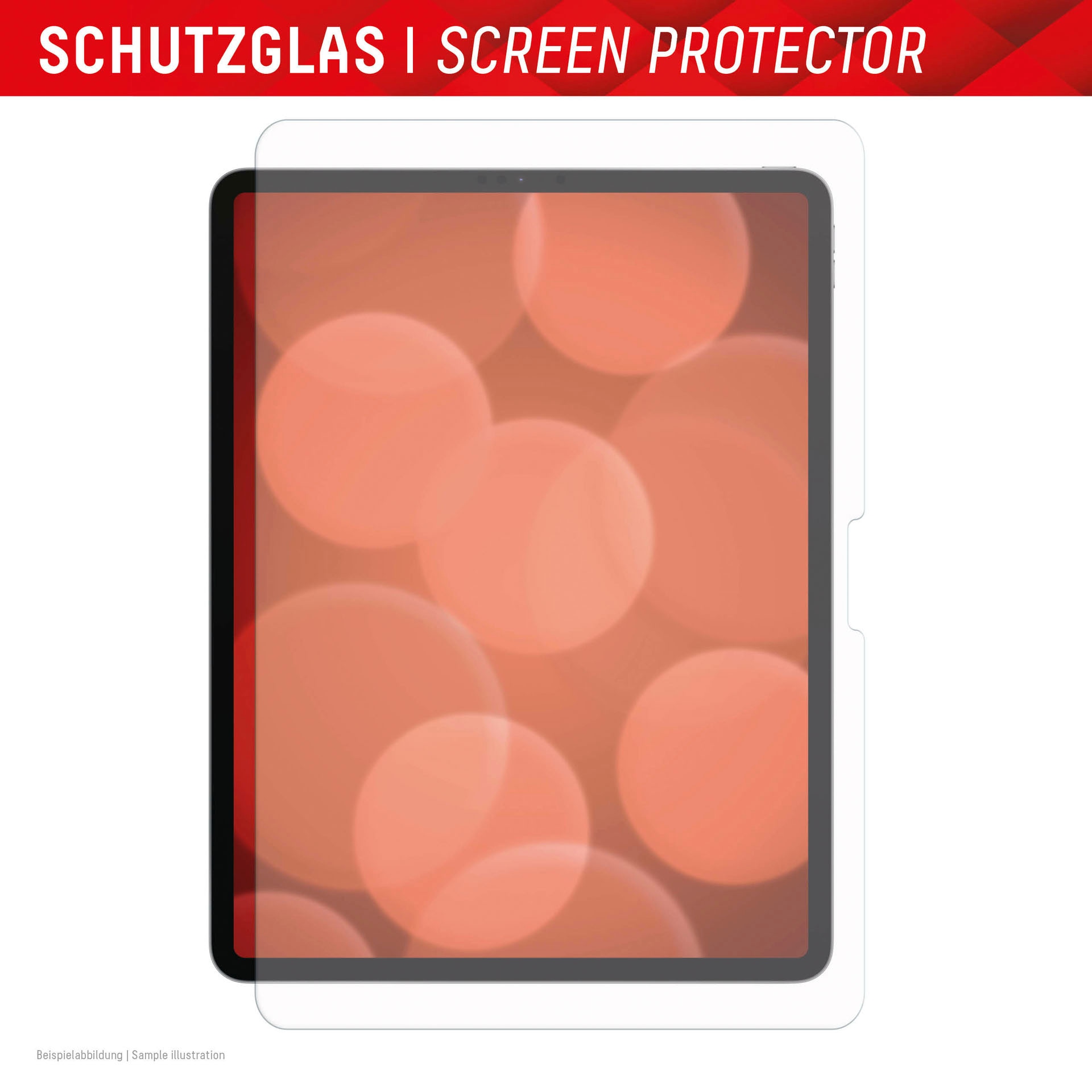 Displex Displayschutzfolie »Tablet Glass«, für Apple iPad Pro 12,9" (2024), Displayschutz, Bildschirmschutz, kratz & stossfest, einfaches Anbringen