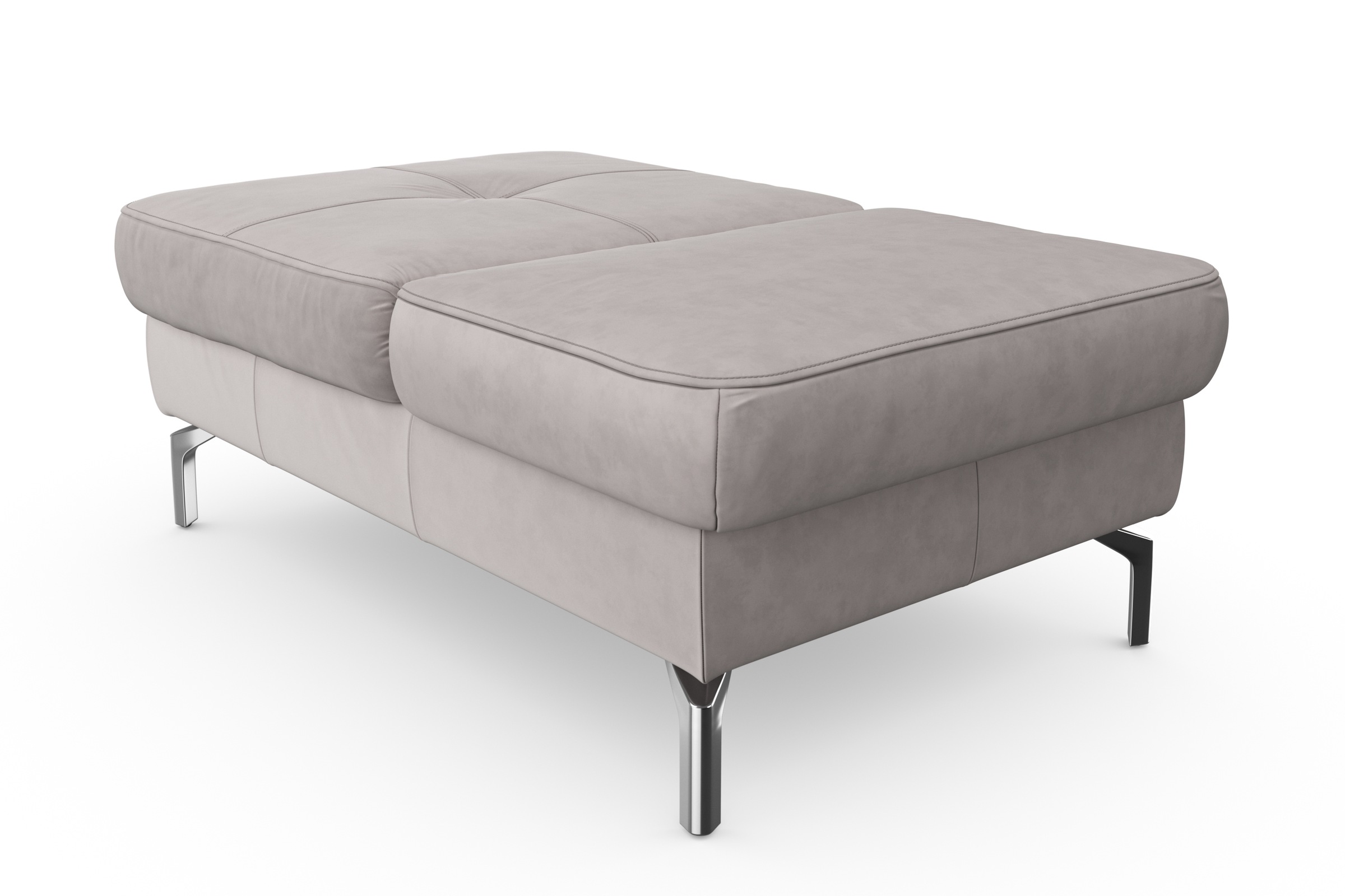 sit&more Hocker »Bendigo«, mit Klappfunktion, Bodenfreiheit 15 cm, wahlweise in 2 Fussfarben