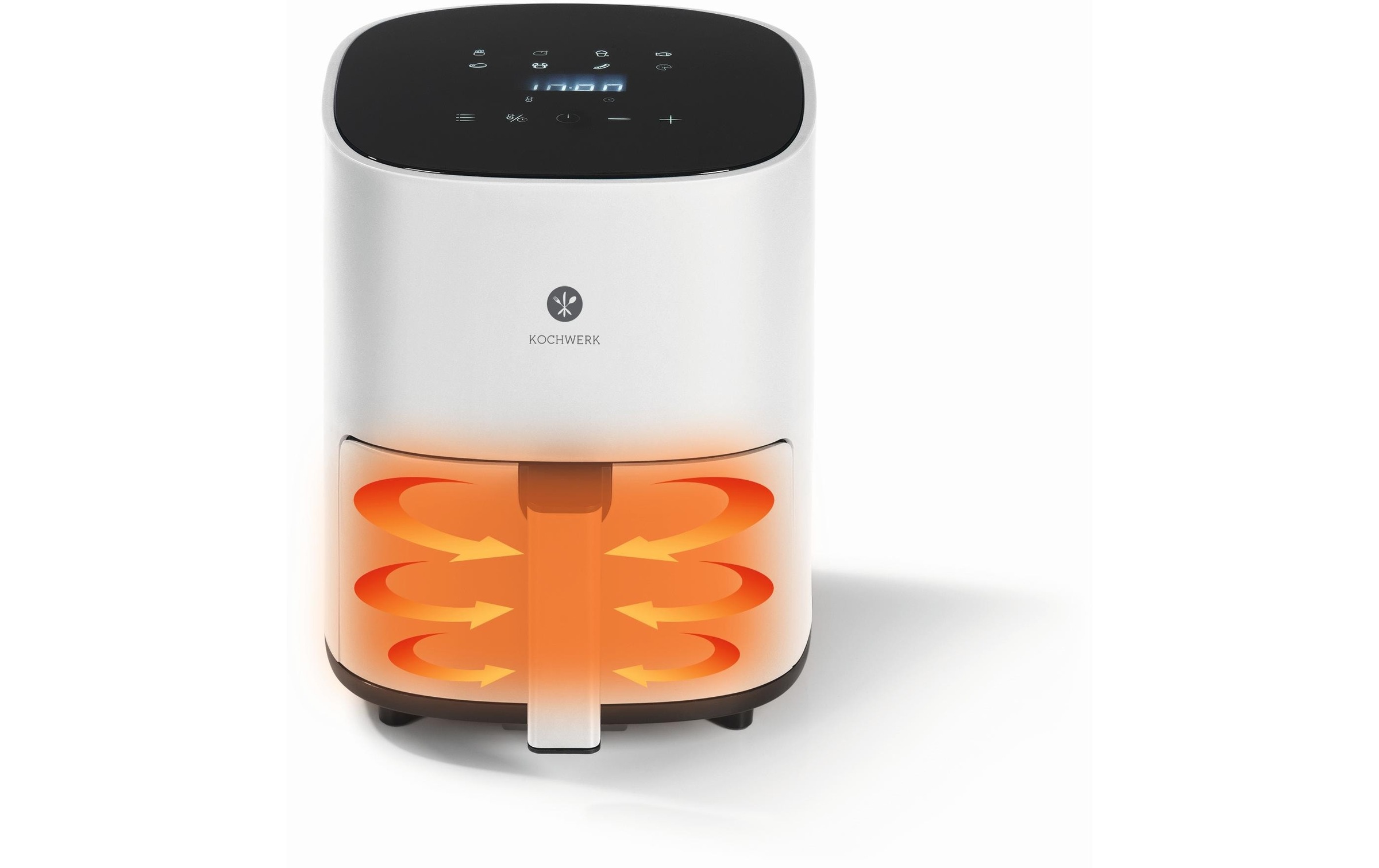 KOCHWERK Heissluftfritteuse »Digital 3l Ws.«, 1400 W