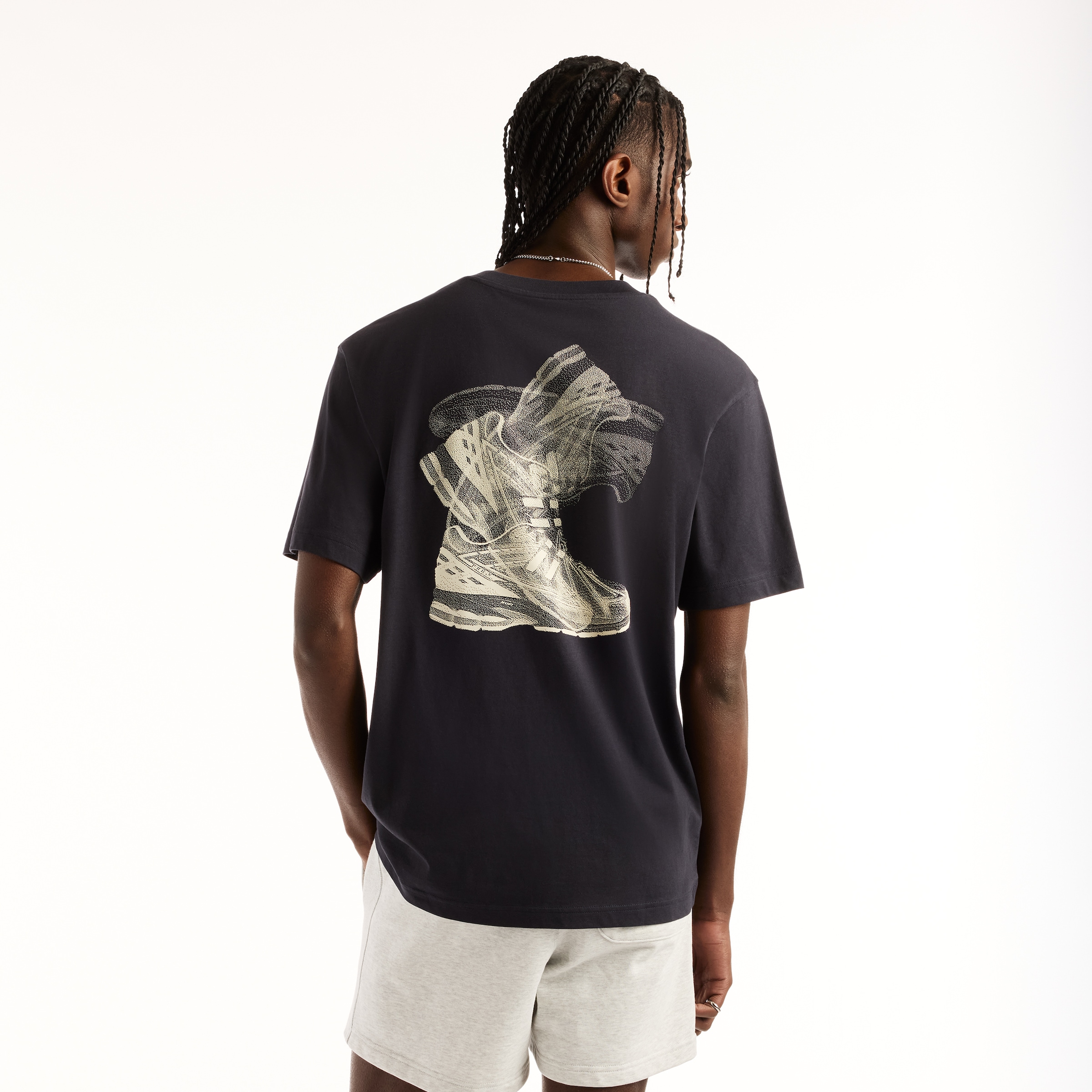 New Balance T-shirt »FOGGY DAZE 1906 T-SHIRT« conçu pour les activités sportives, en coton