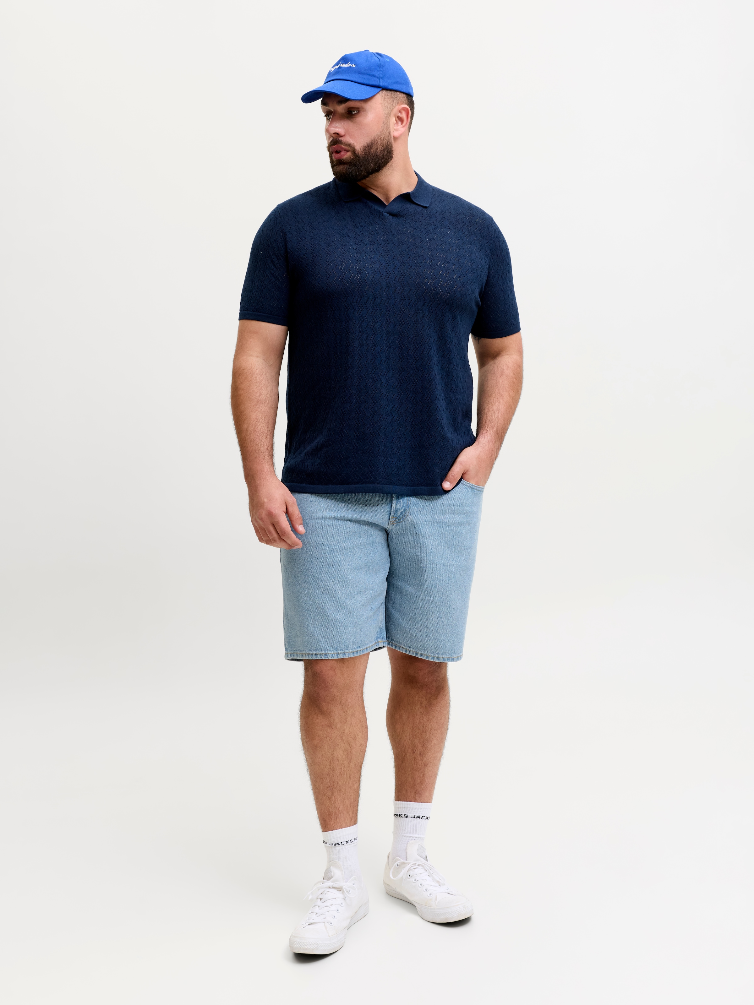 Jack & Jones PlusSize Bermuda en jean »JJITONY JJORIGINAL SHORT« Design cinq poches, coupe décontractée