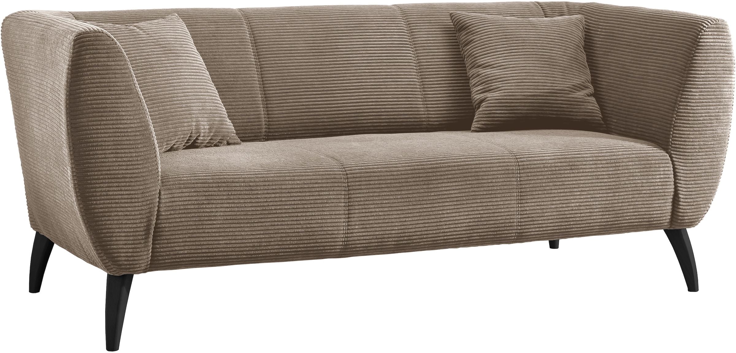 INOSIGN 3-Sitzer zwei verschiedene Fussfarben wählbar