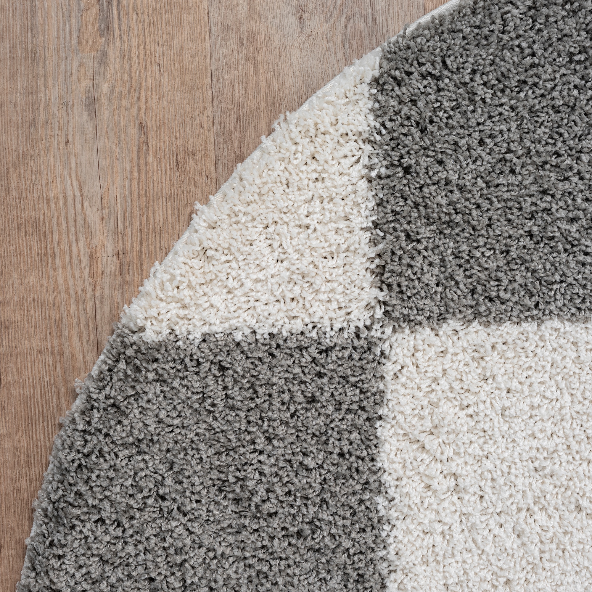 Sanat Hochflor-Teppich »Milano 1250« rund 30 mm Höhe Hochflor, Wohnzimmer, Schlafzimmer, fussbodenheizungsgeeignet