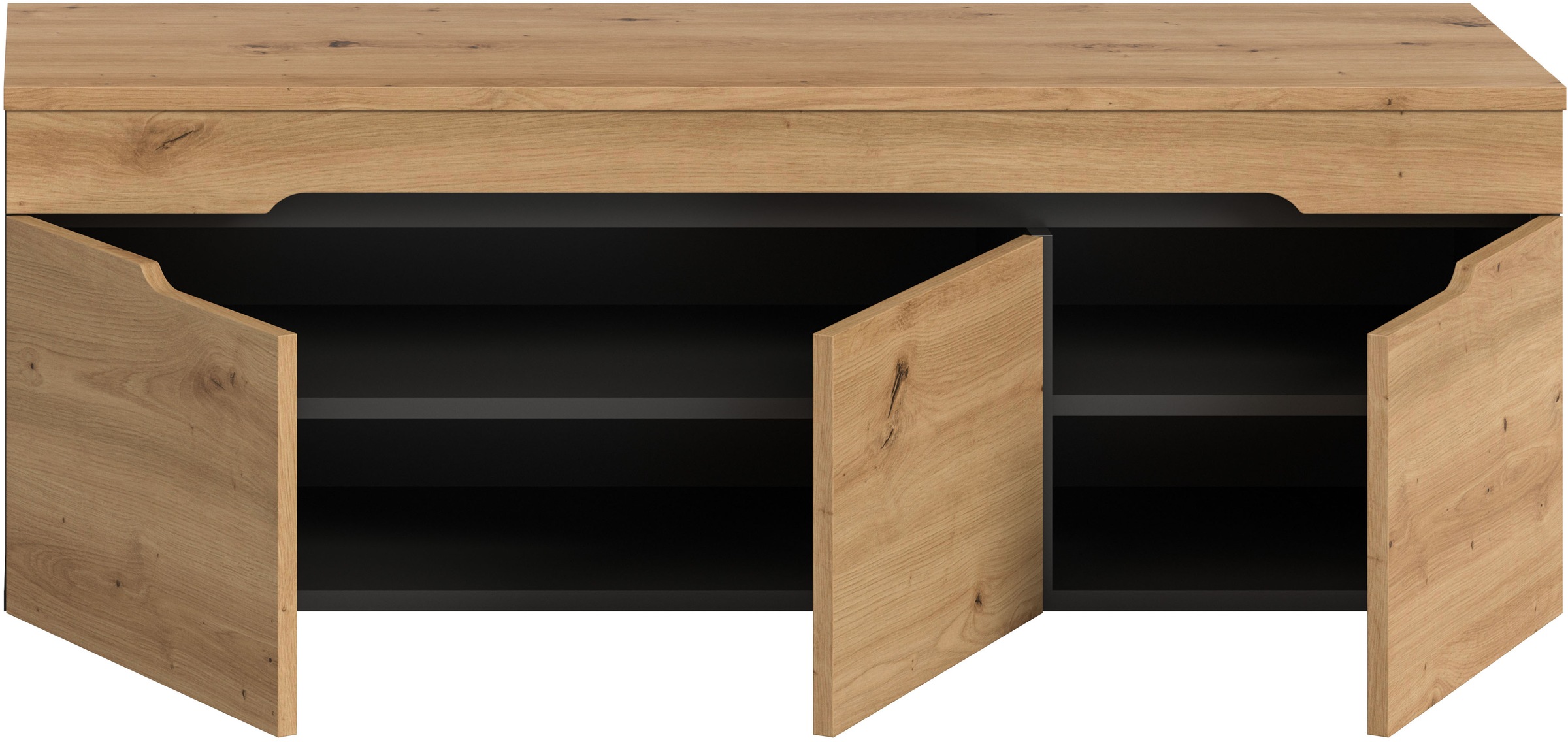Home affaire Banc »REHAT, TOPSELLER!, Breite 120cm, 3 Türen, 4 Fächer« Capacité env. 10 paires de chaussures,  Banc de vestiaire, banc d'entrée, banc avec rangement, banc