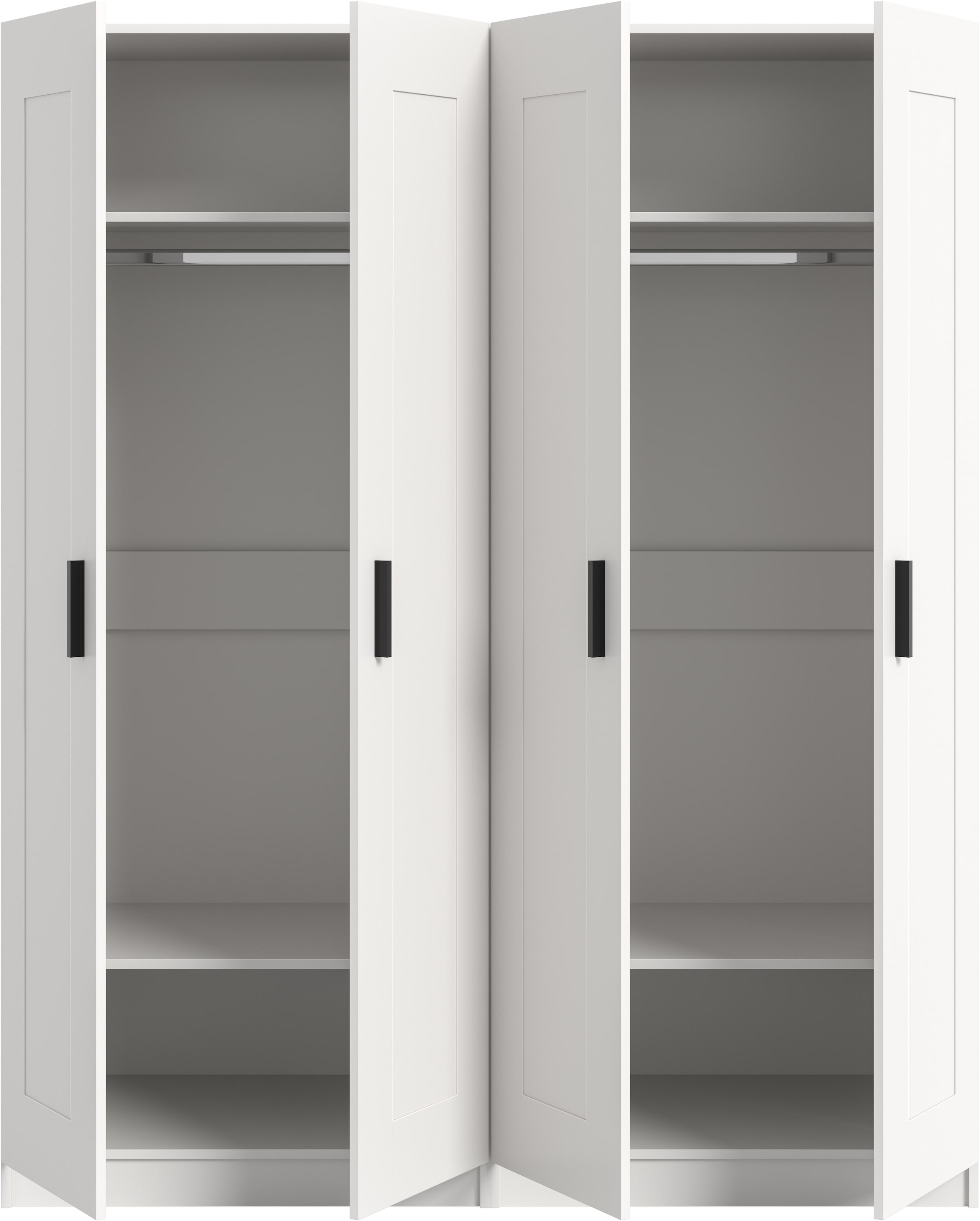 Home affaire Armoires à vêtements »Farmsen,  Schlafzimmerschrank, Garderobe, Schrank« Schrank-Kombi, Schlafzimmer, Garderobenschrank, Flur,  Set best. aus: 2 Kleiderschränken, individuell platzierbar
