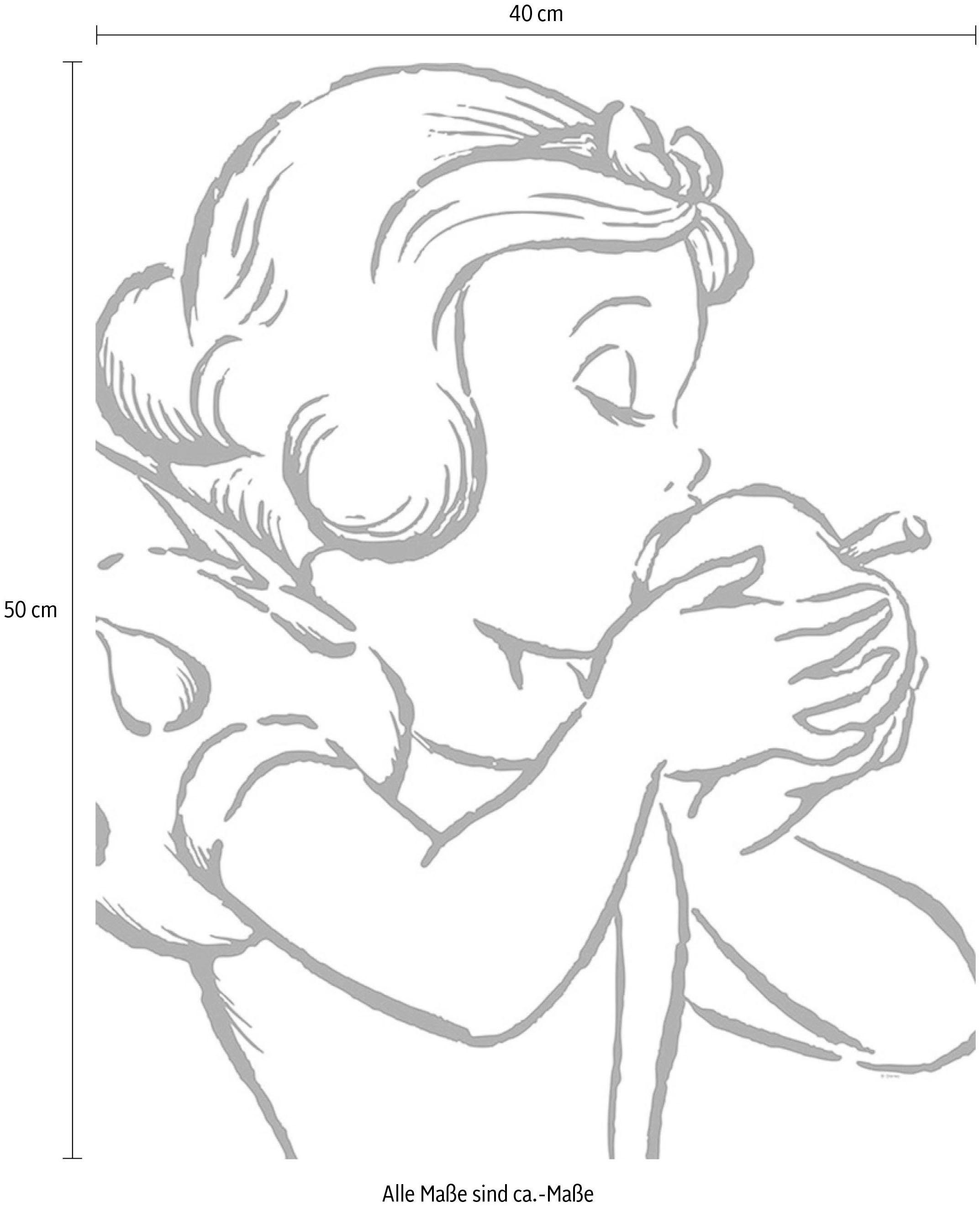 Komar Bild »Snow White Apple Bite - white«, Disney, (1 St.), Wandbild zur Dekoration im Kinderzimmer - ohne Rahmen