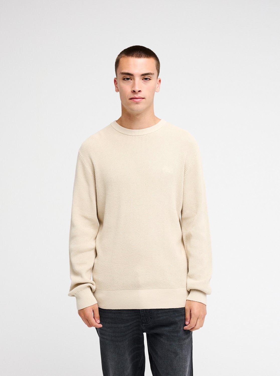 Image of Quiksilver Sweatshirt "WAFFLE SWEATER", für Erwachsene, aus Baumwolle