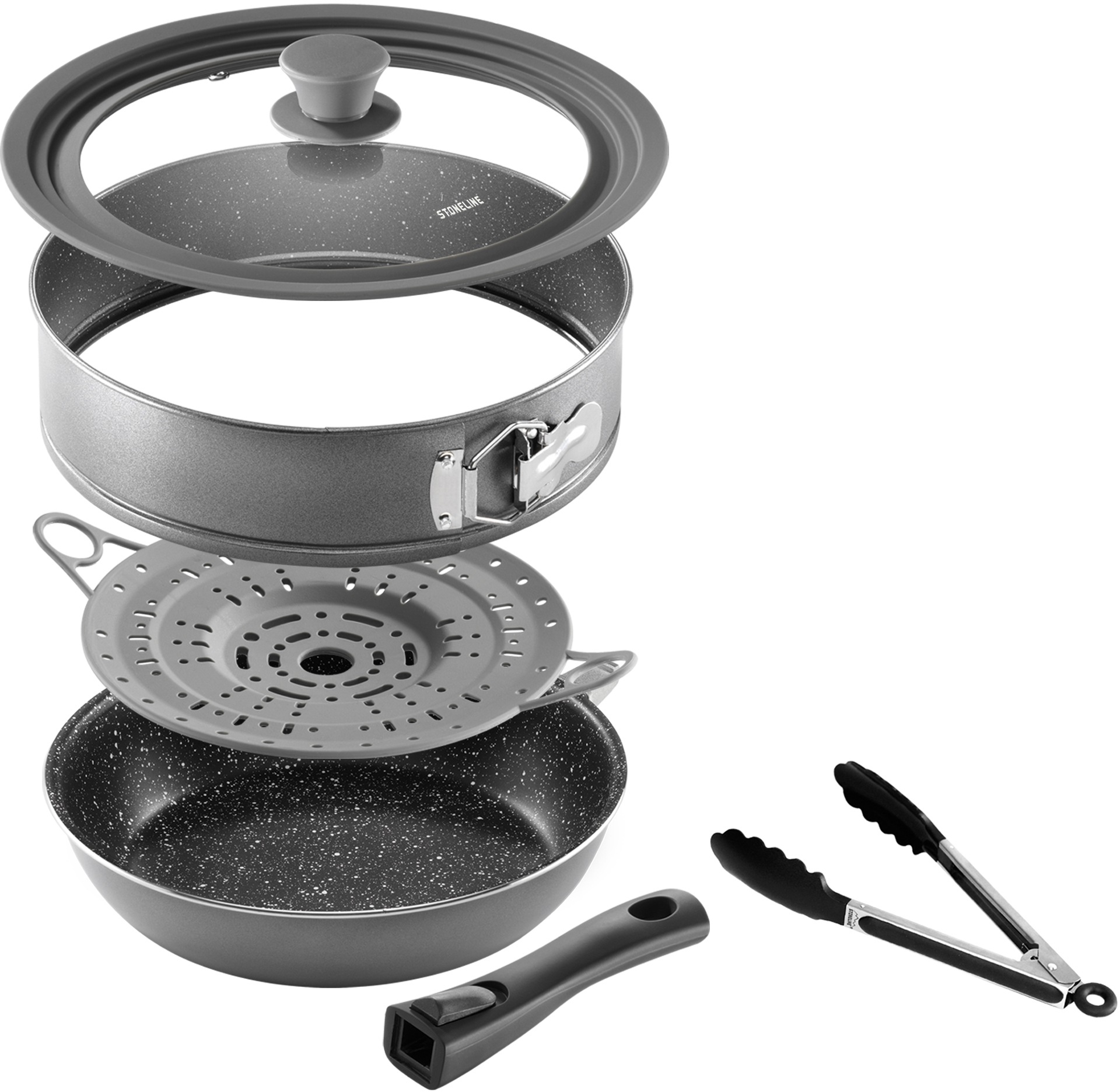 Image of STONELINE Pfannen-Set, Aluminium, (Set), Induktion bei Ackermann Versand Schweiz