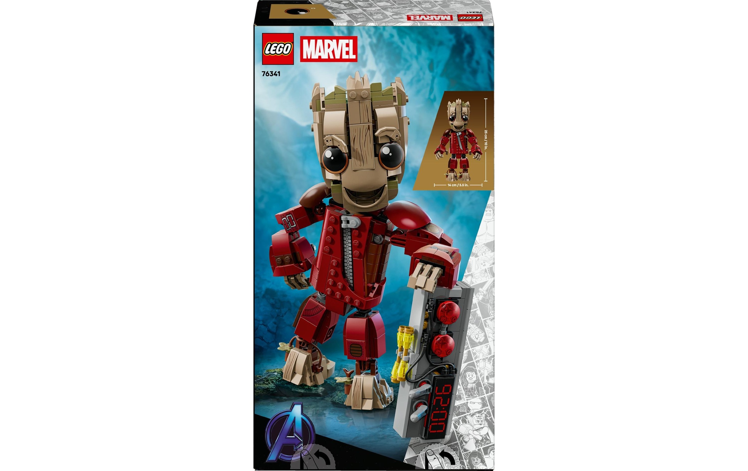 Image of LEGO Konstruktionsspielsteine "Marvel Groot im Ravager-Outfit 76341"