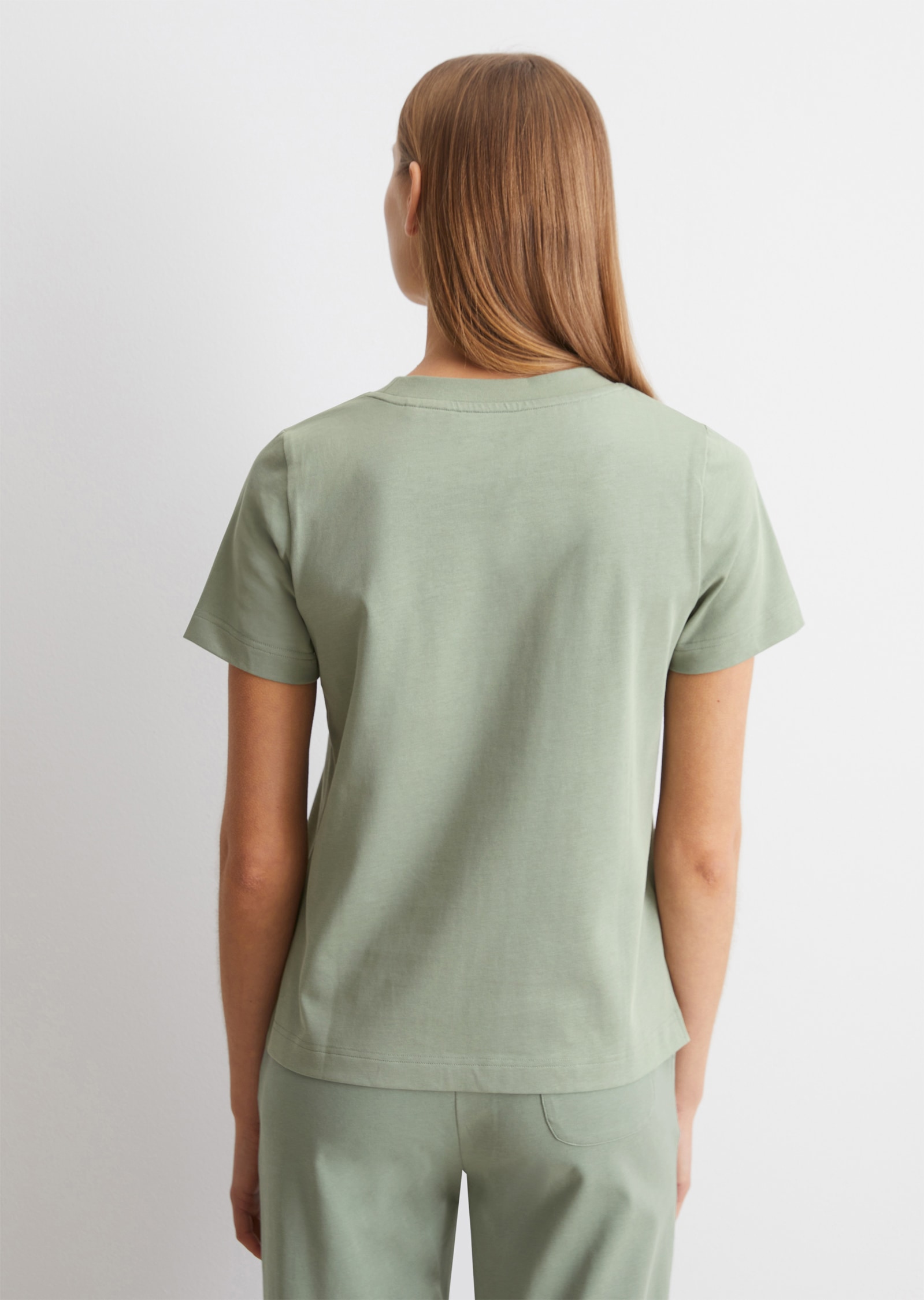 Marc O'Polo T-Shirt »Lounge T-Shirt«, Kurzarm, Rundhalsausschnitt, schwere Jersey-Qualität