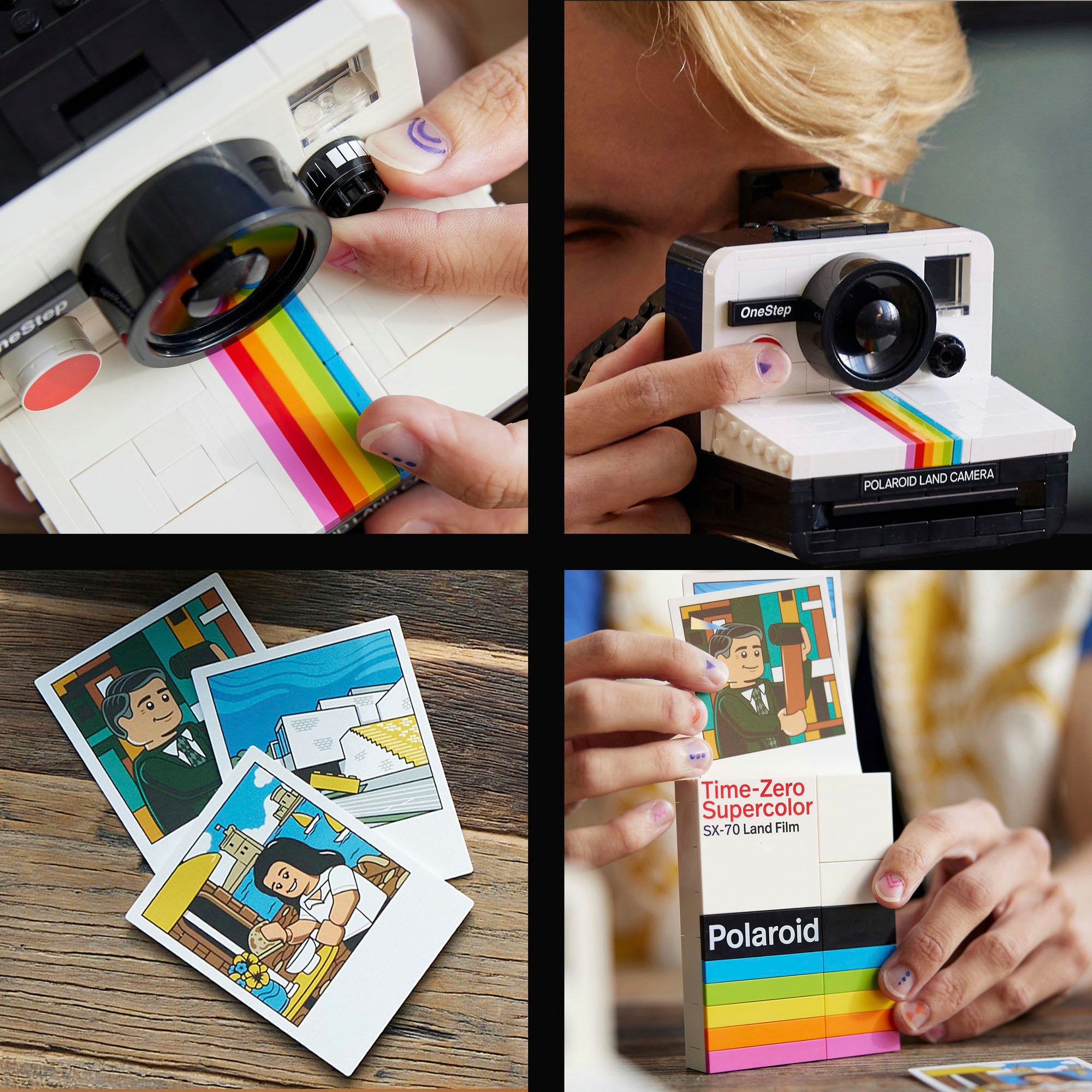 LEGO® Konstruktionsspielsteine »Polaroid OneStep SX-70 Sofortbildkamera (21345), LEGO Ideas« Made in Europe
