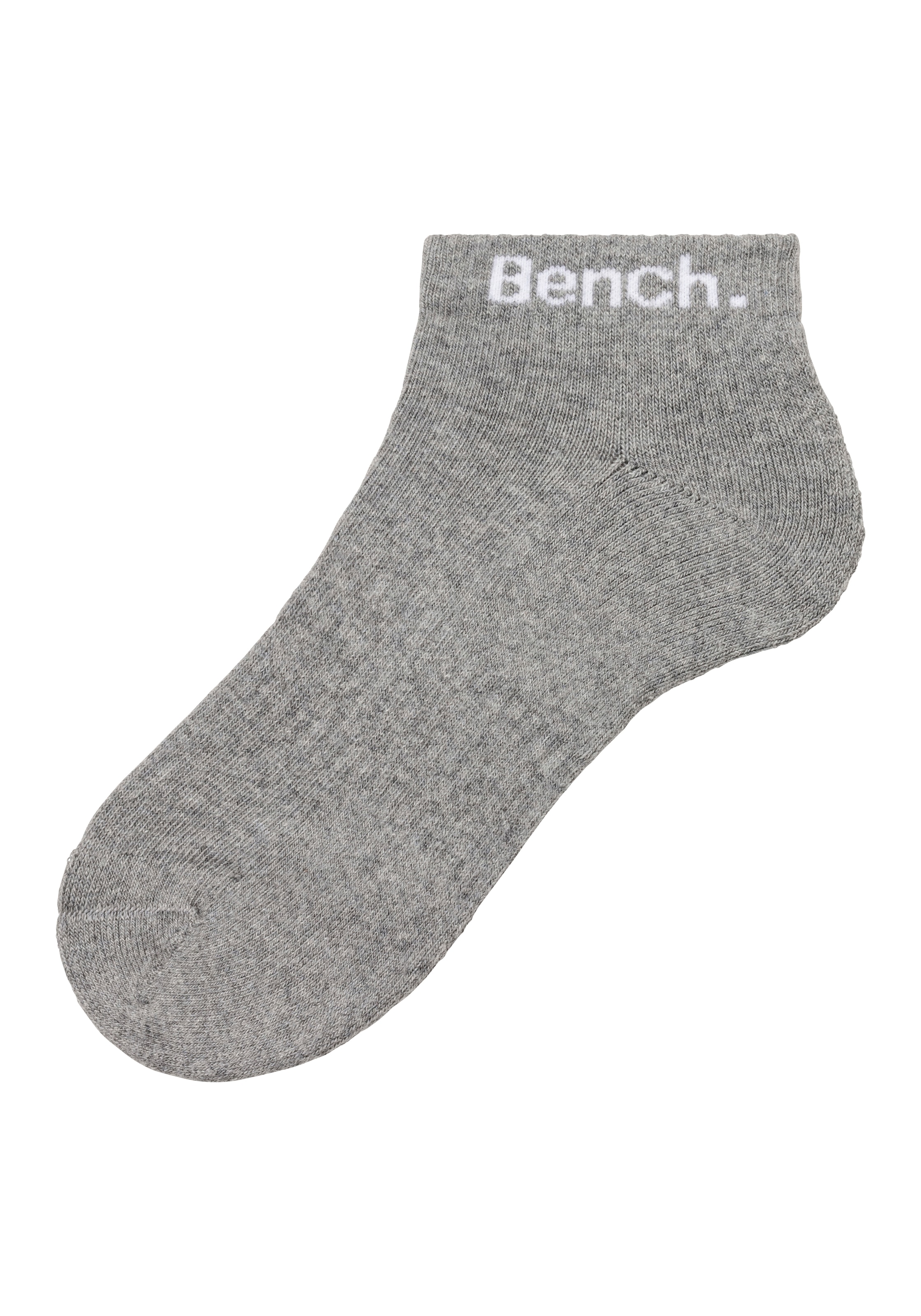 Bench. Sportsocken, (Packung, 12 Paar), Tennis Kurzsocken mit Halbfussfrottee