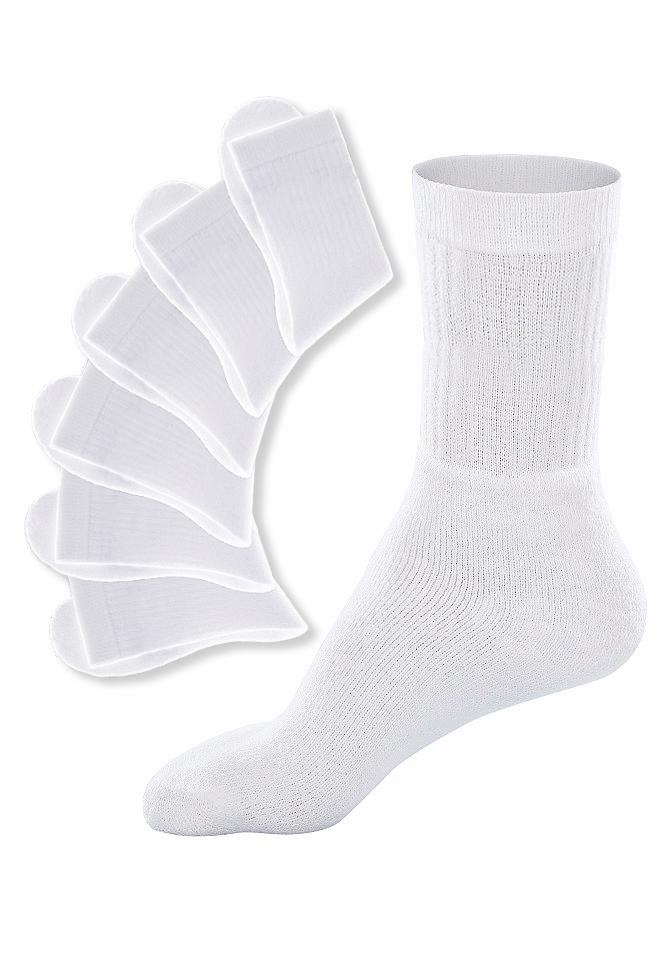 Go in Tennissocken, (Packung, 6 Paar), mit geripptem Schaft