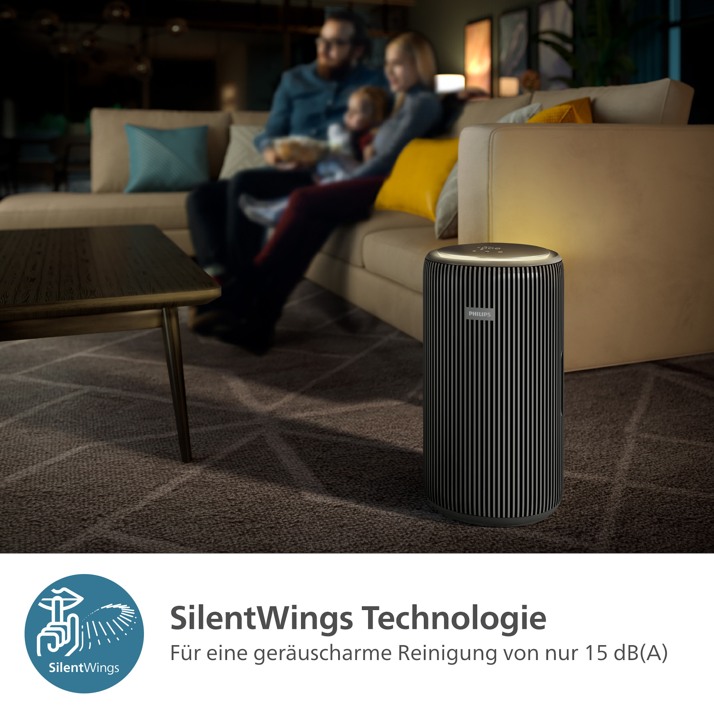 Philips Purificateur d'air »AC4221/11 PureProtect Pro 4200 Series, Luftreinigungsrate 600 m³/h« für 156  m² Räume 4-Schichten-HEPA-Filtersystem, leise