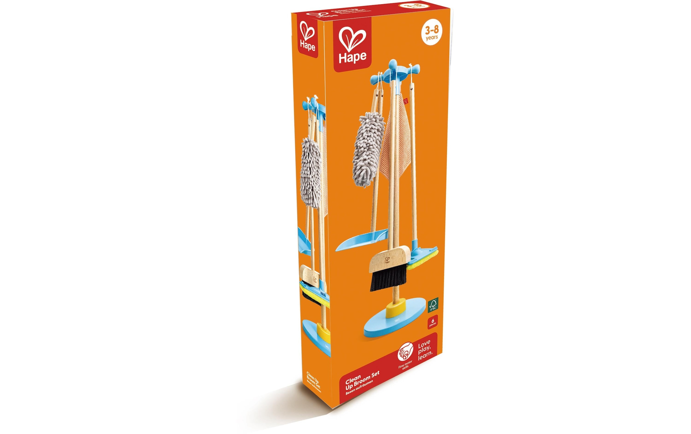 Hape Lernspielzeug »Clean Up Broom Set«