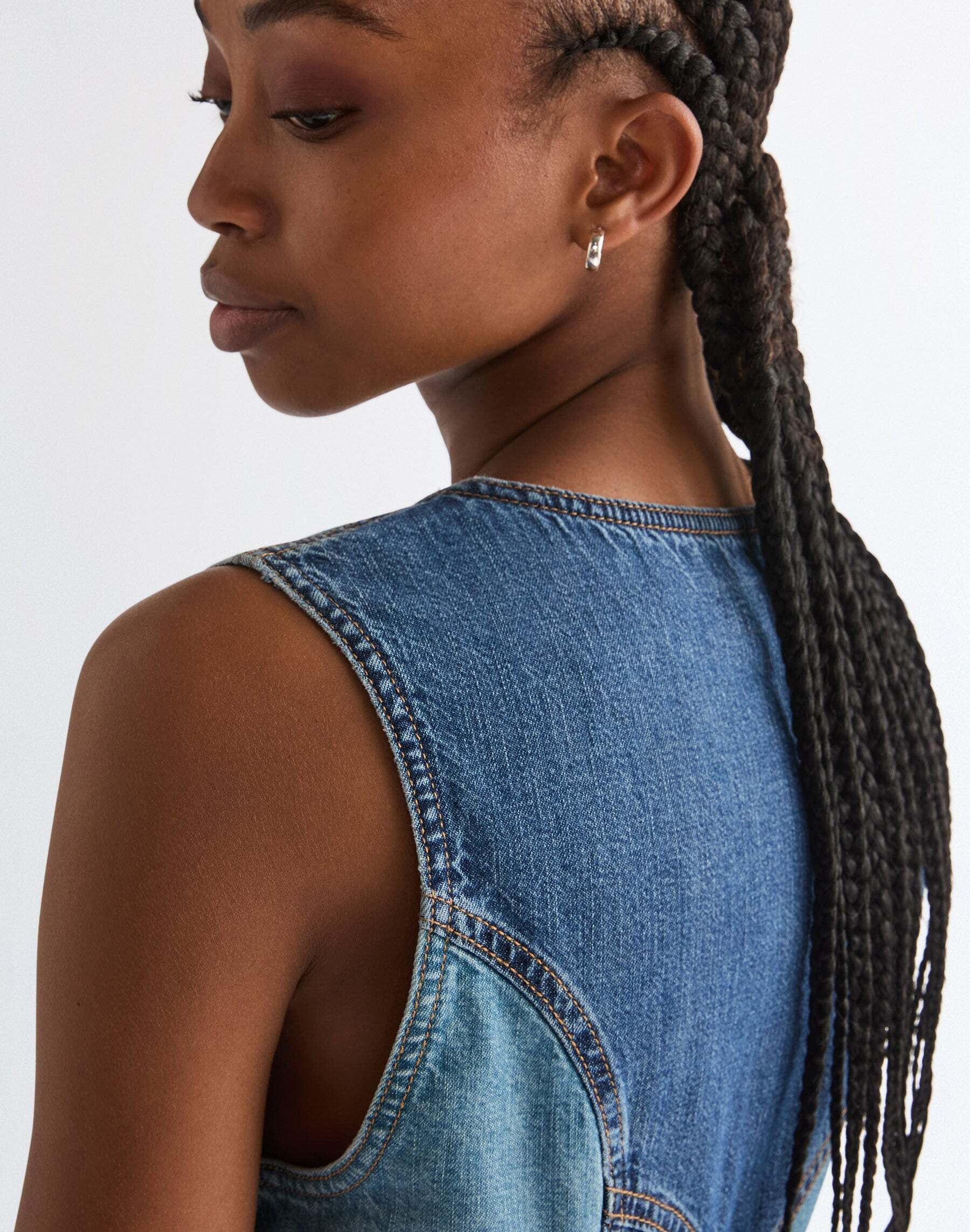 Wrangler Robe en jean »WRANGLER Jeanskleid Vest Dress«