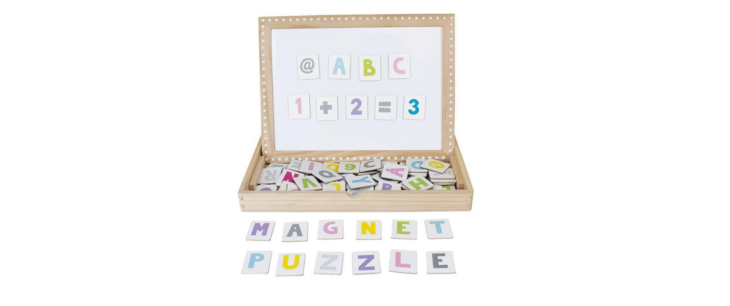 Magnettafel »Magnet ABC farbig«