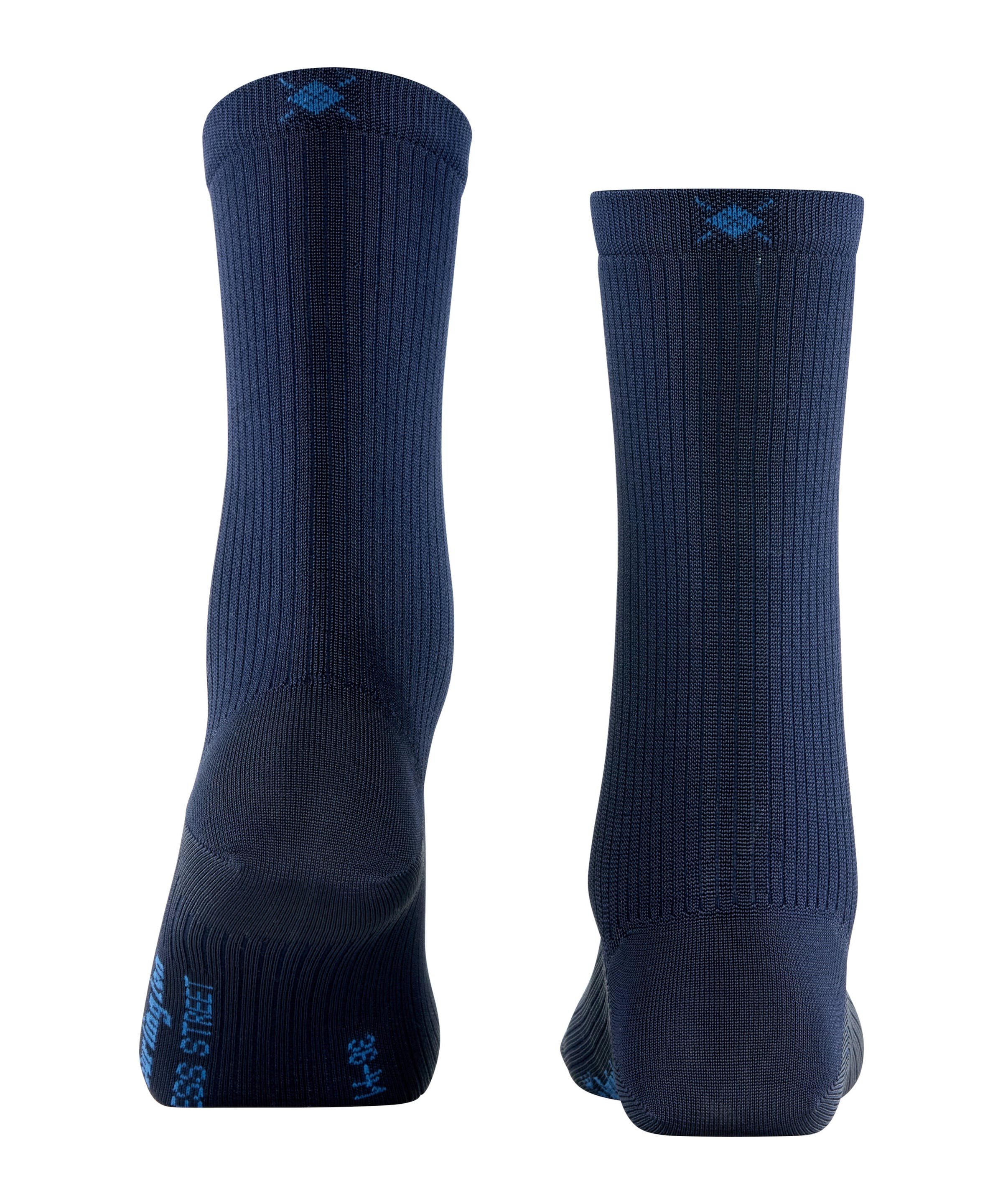 Burlington Chaussettes »Princess Street« Taille unique 36-41, structure côtelée fine, mélange viscose