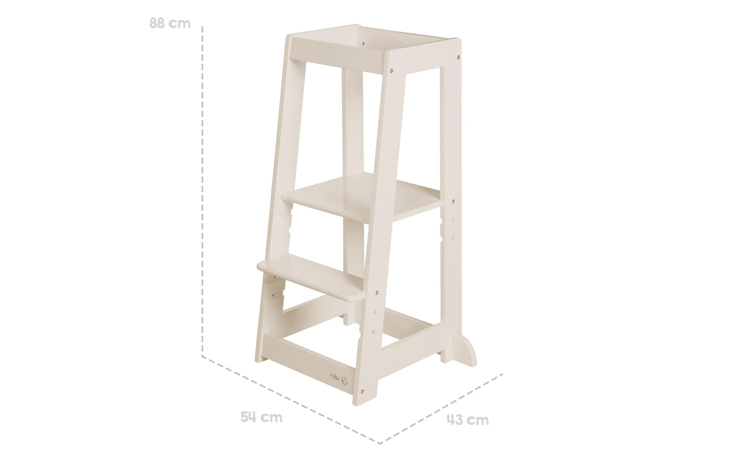 roba® Hochstuhl »Lernturm Monti Step Cashmere« ()