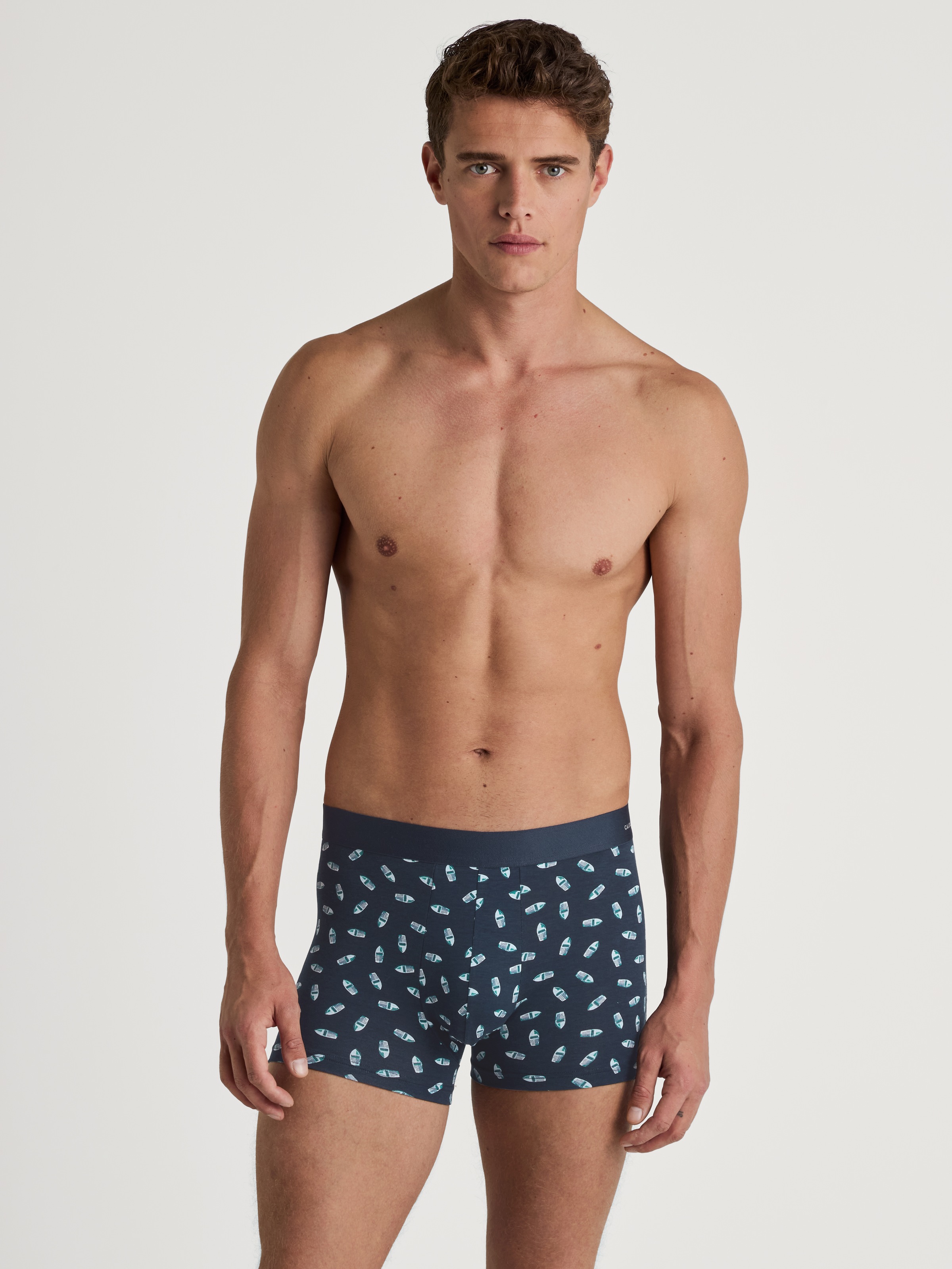 CALIDA Boxershorts »Cotton Code Design«, mit weichem Elastikbund