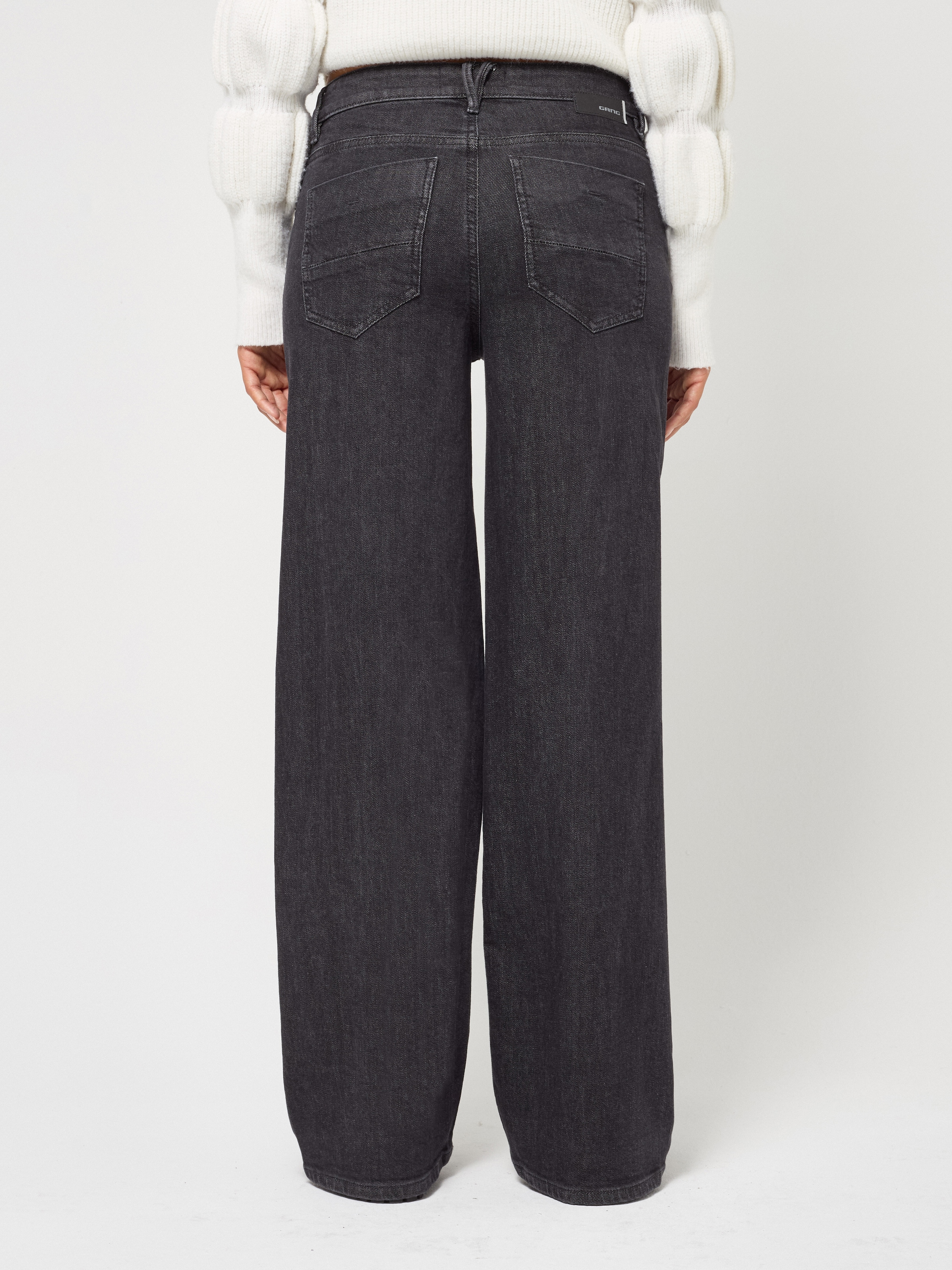 GANG Jeans droit »94CARLOTTA LONG« Wide Leg style 5 poches
