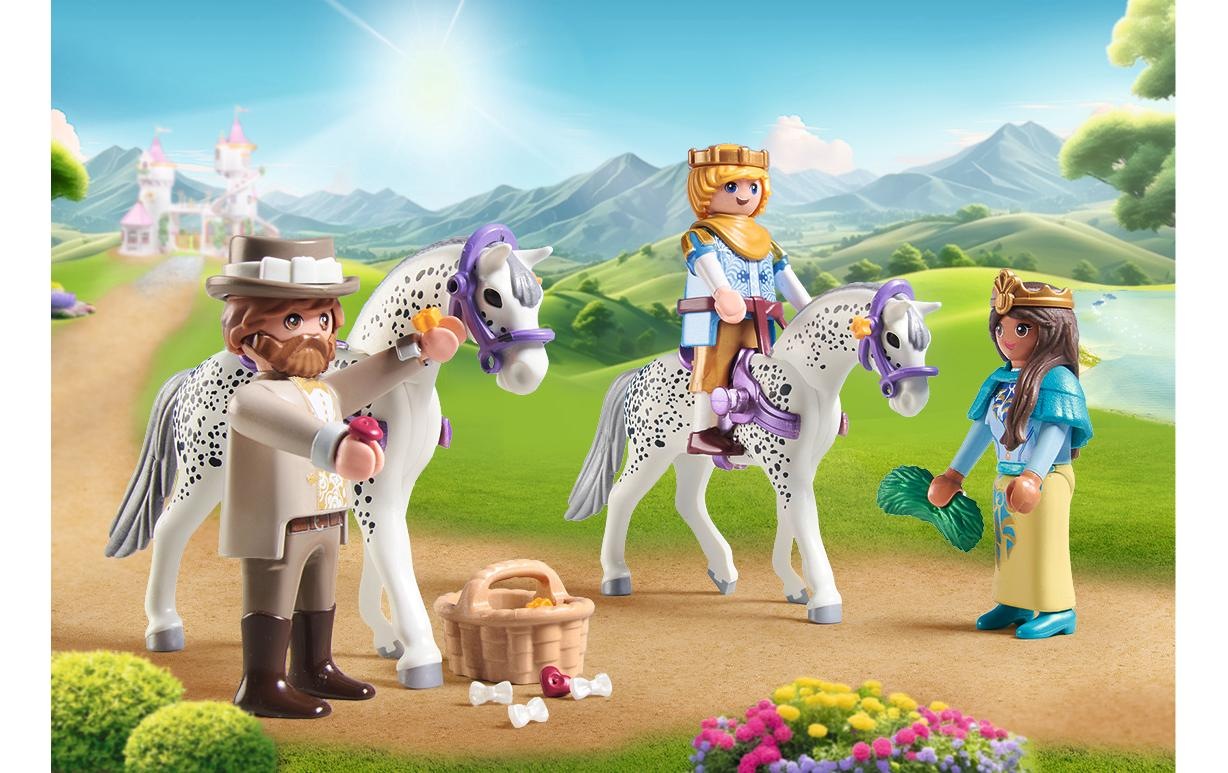 Playmobil® Spielbausteine »Princess Magic Kutschfahrt mit Prinzessin und Prinz 71846«, (97 St.)