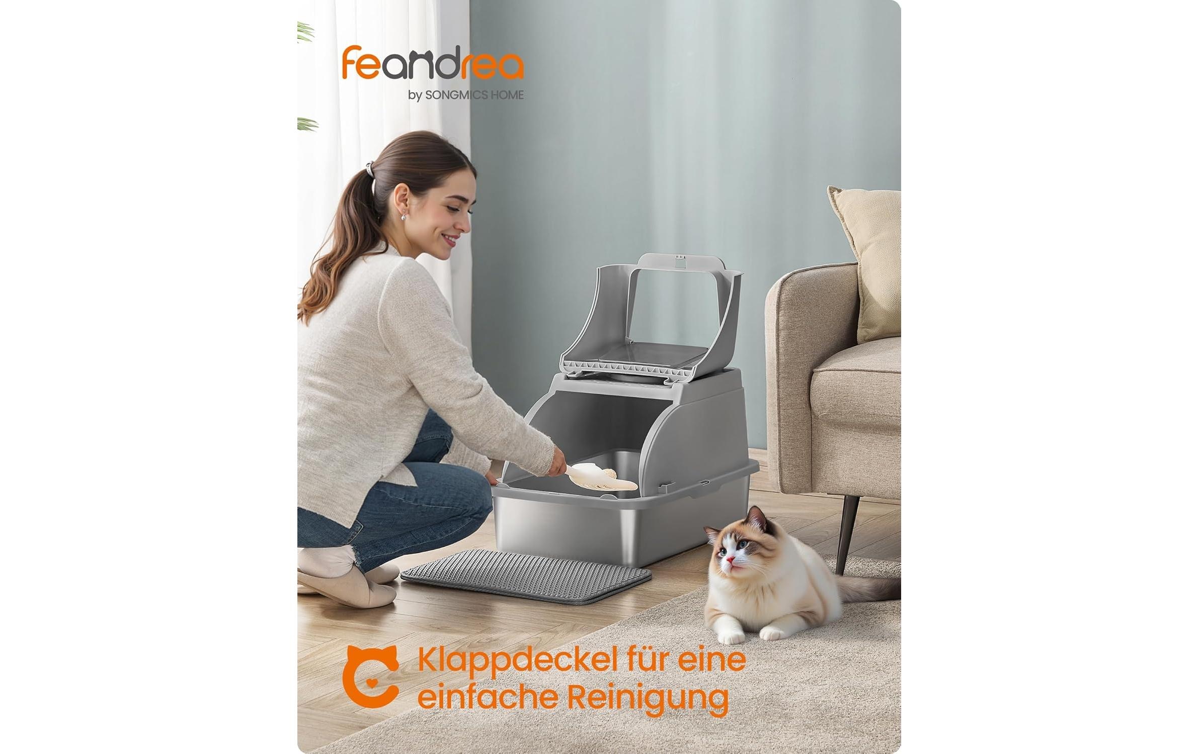 FEANDREA Toilettes pour chats »XL 61 x 41 x 36.5 cm«