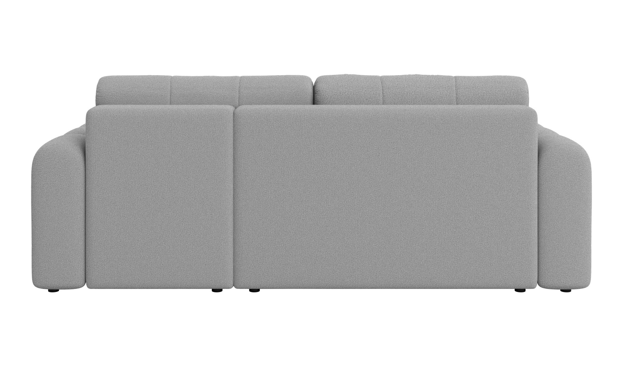 GOODproduct Canapé d'angle »Manilla, wahlweise mit Bettfunktion, B/T/H 265/170/91 cm« L-Form mit Recamiere rechts/links bestellbar, Wellenunterfederung
