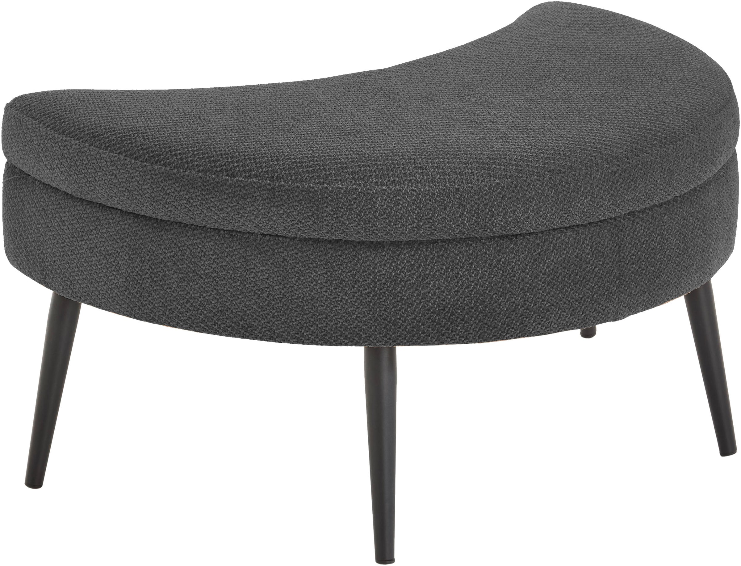 GOODproduct Canapé 2 places »Riko Sessel, B: 110 cm, Sitzhöhe: 44 cm« XXL- Sessel, mit Stauraumhocker, Rückenstütze & 4 Zierkissen