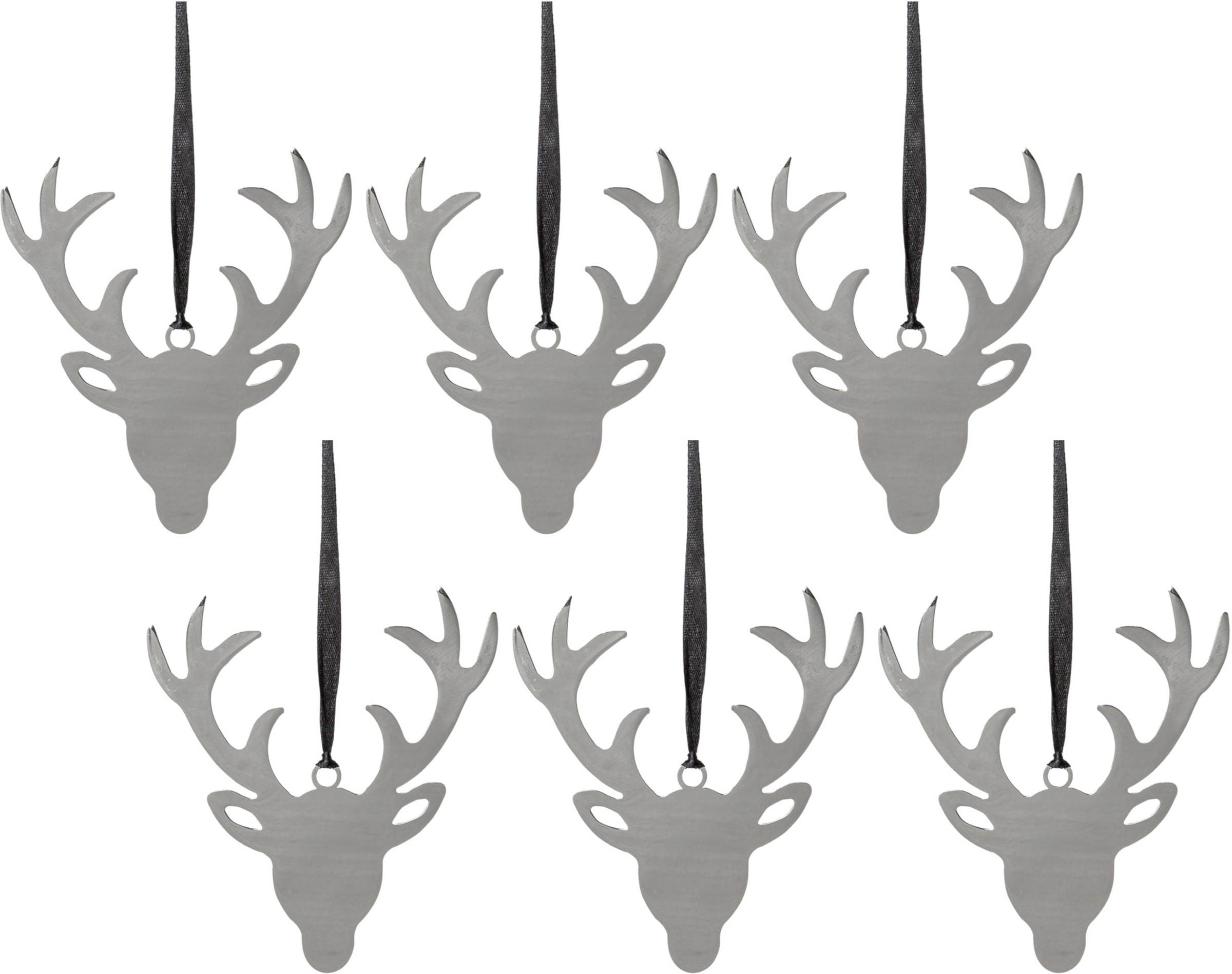 Image of Creativ deco Dekohänger, (6 St.), Hänger im trendigen Hirschkopf-Design bei Ackermann Versand Schweiz