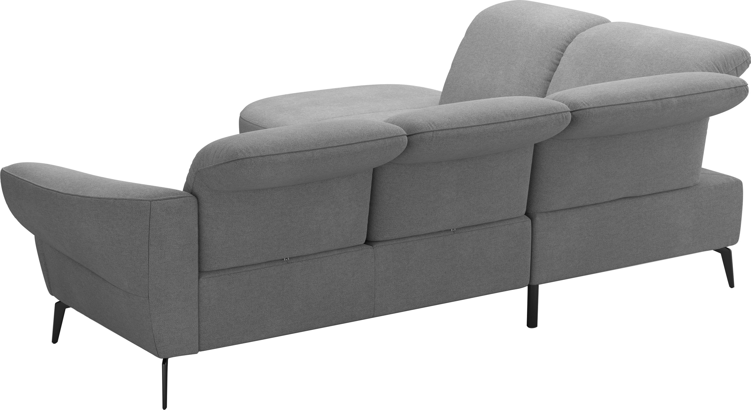 sit&more Ecksofa »Dance, L-Form, inkl. Sitztiefenverstellung«, inkl. Click&Seat, optional mit Kopfteilverstellung