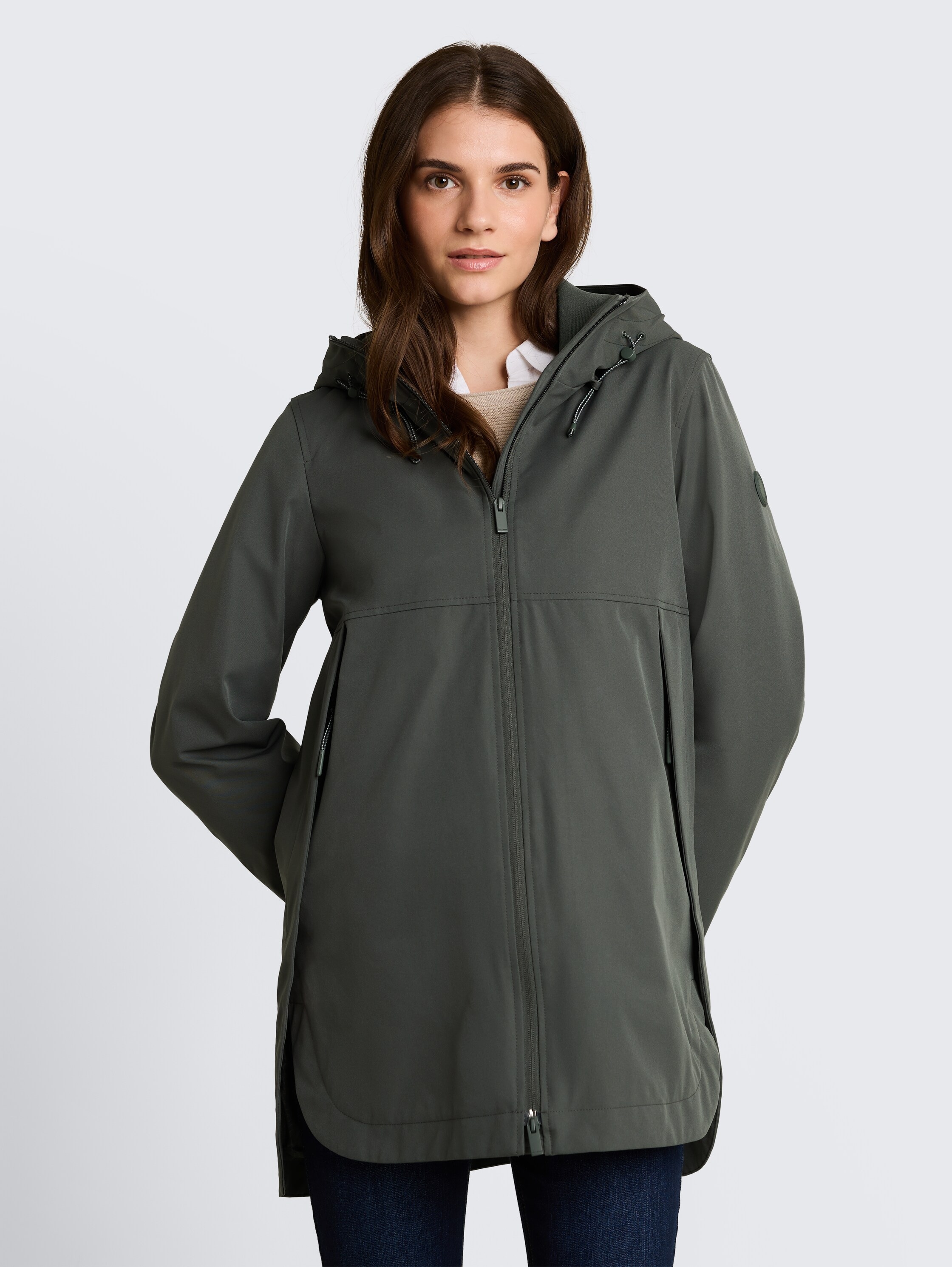 Image of TOM TAILOR Softshellmantel mit Kapuze und Reissverschluss