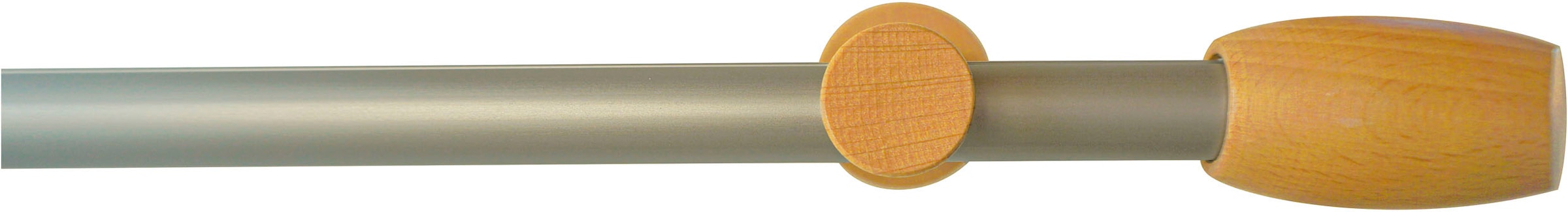 GARESA Gardinenstange »Sera«, 1 läufig-läufig, Fixmass, Fixlänge 120, 160, 200 cm, mit Gleiter