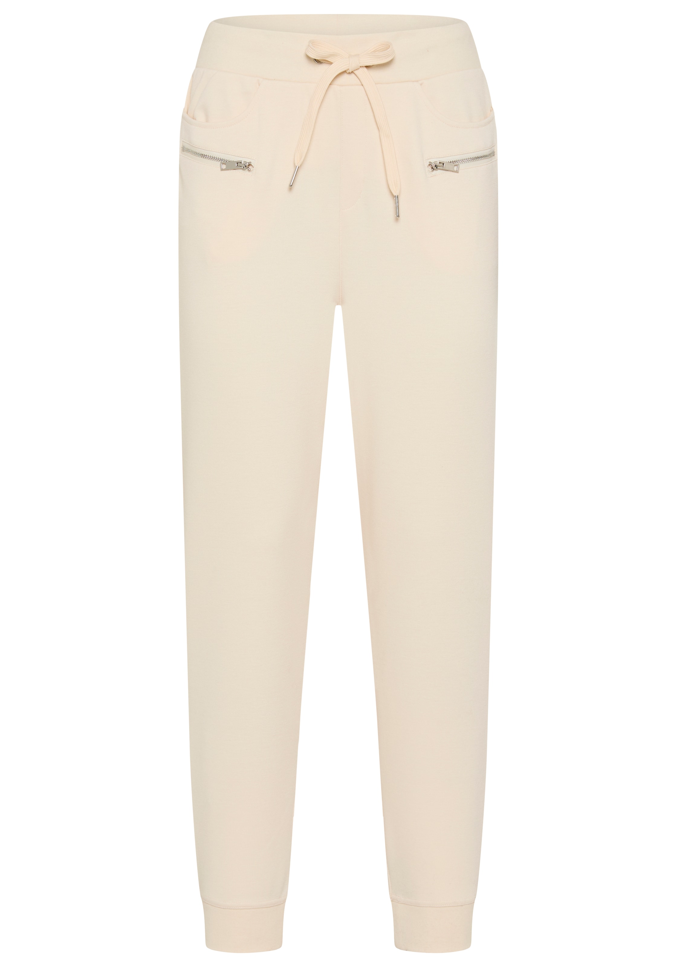 Bruno Banani Pantalon en jersey  figurbetonte Passform, knöchellang mit Rippbündchen