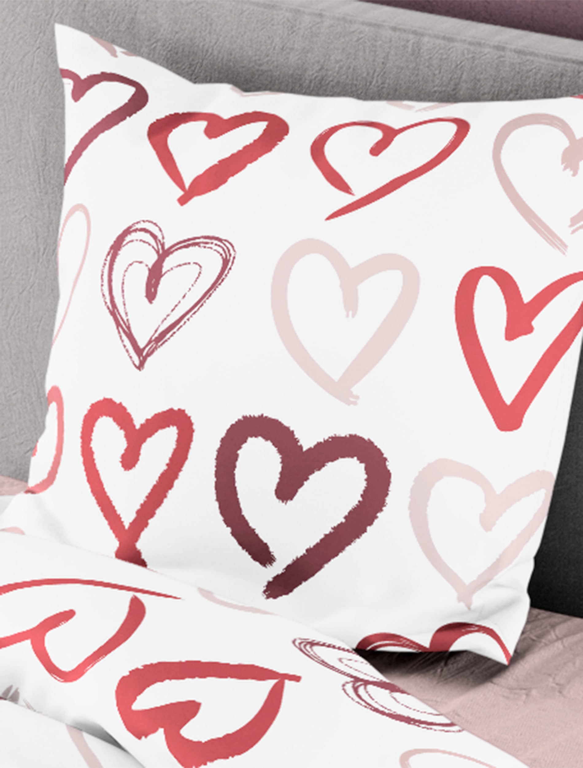 BIERBAUM Linge de lit »Bettwäsche 4145« 2 Mako-Satin, 100  % Baumwolle, pflegeleicht, seidig glänzend