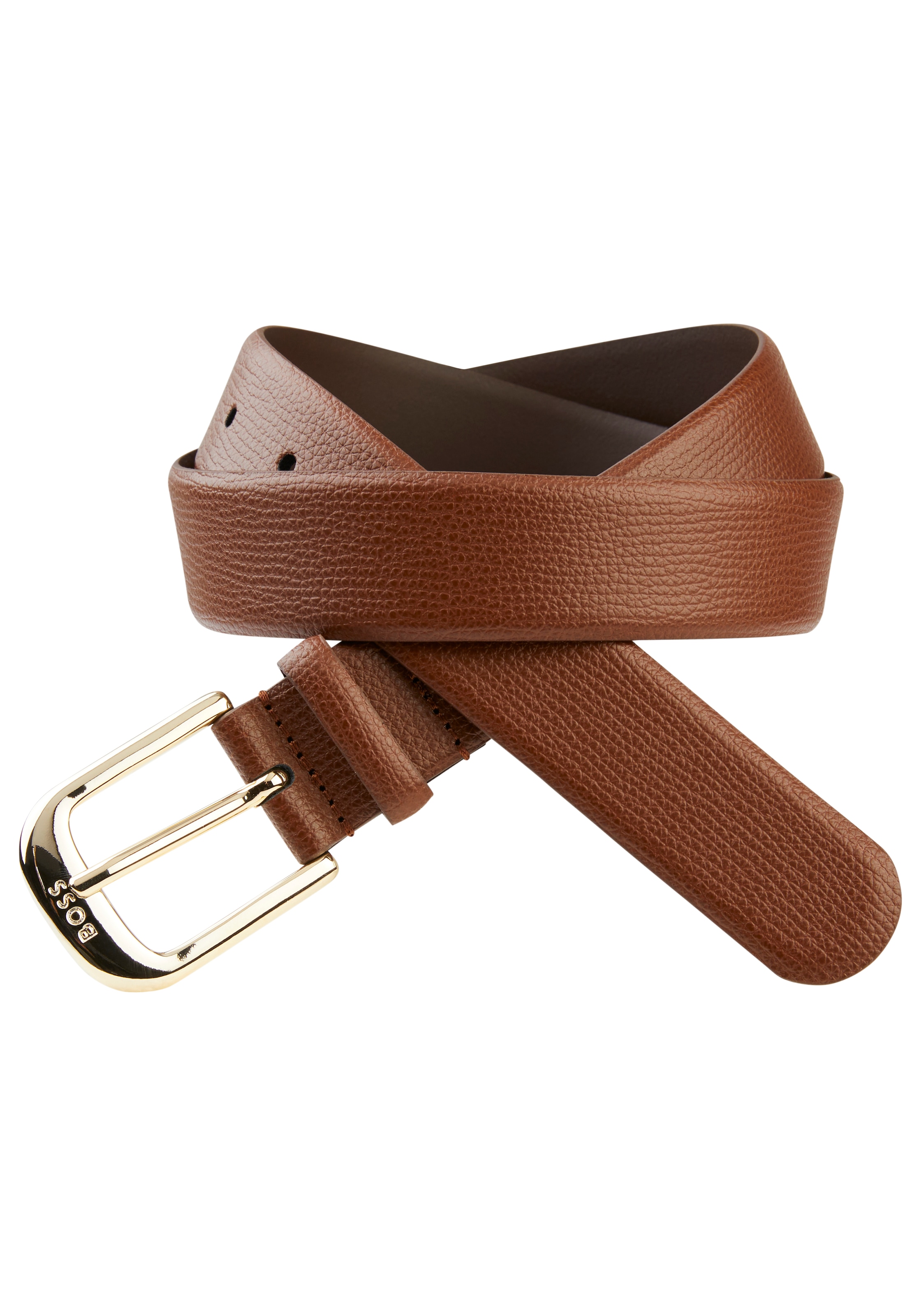 Image of BOSS Ledergürtel "Anna Belt 3cm C." mit Dornschliesse
