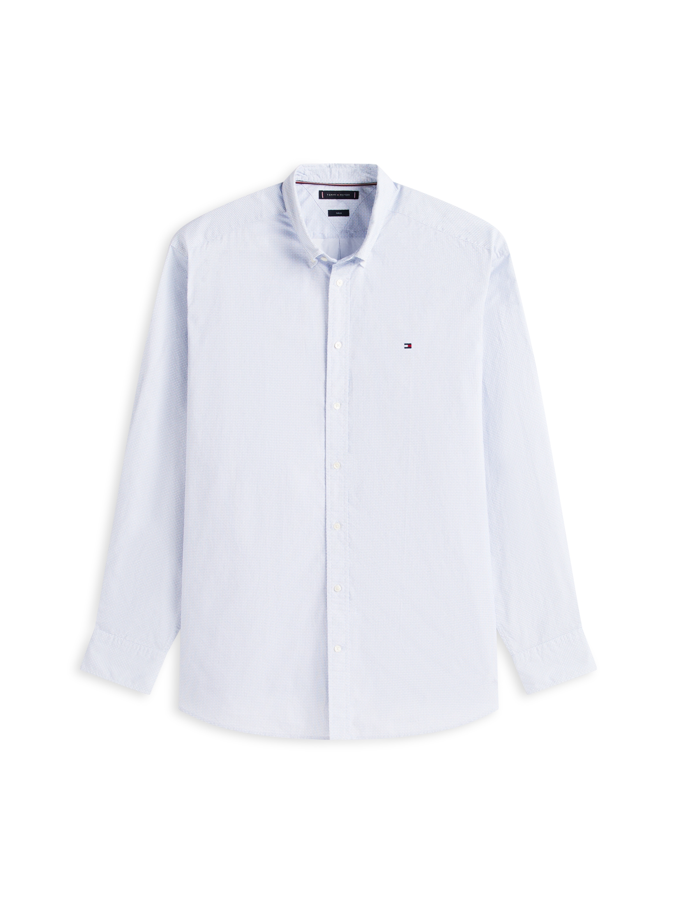 Tommy Hilfiger Big & Tall Chemise à manches longues »BT - FLEX POP FAKESOLID« regular fit, Button-down-Kragen, Grosse Grössen