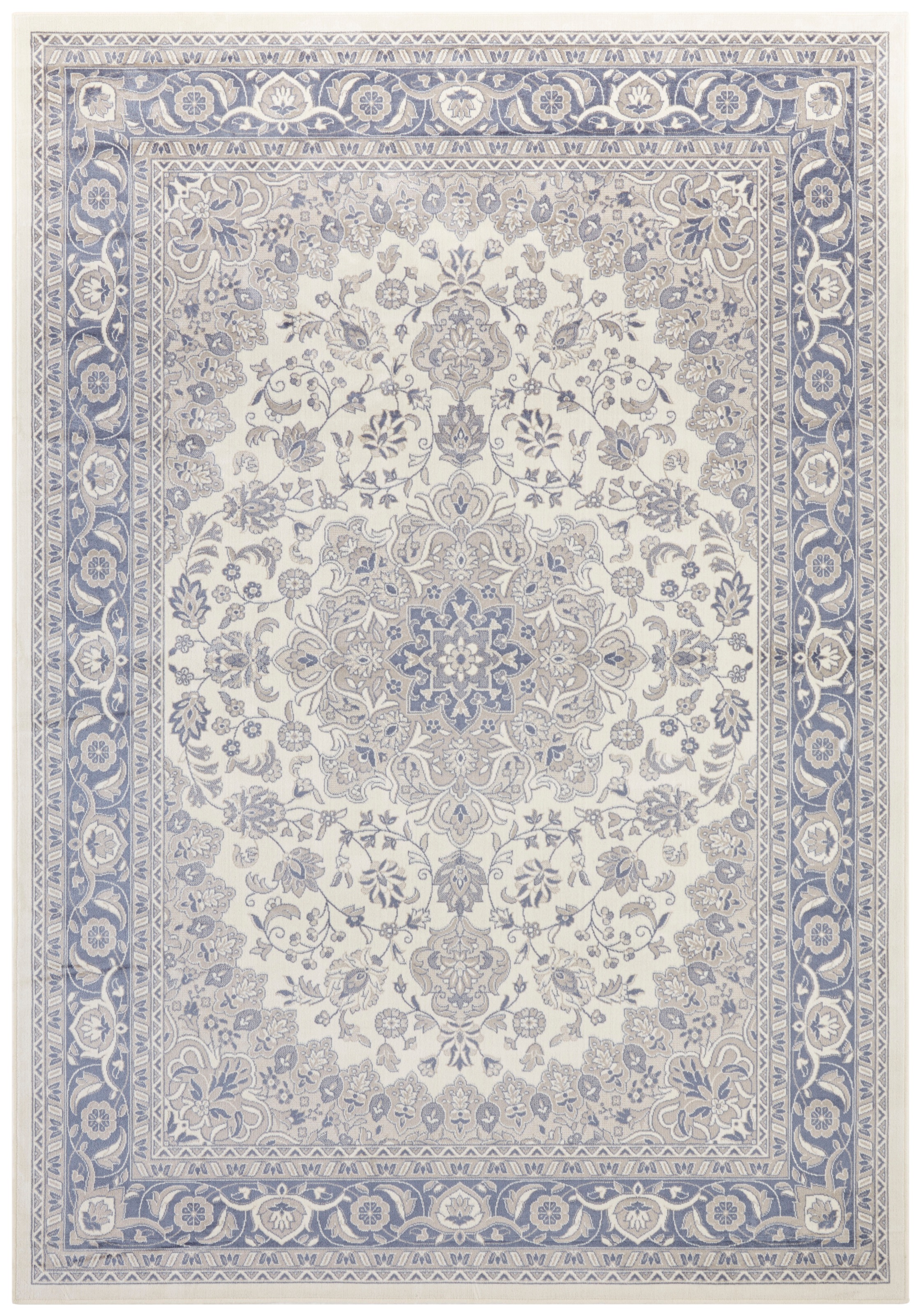 Image of Home affaire Teppich »Selik«, rechteckig, 6 mm Höhe, Samt, Orientalisches Design, weiche Haptik, Seiden Optik, Wohnzimmer, Schlafzimmer, Robust, Pflegeleicht, Gekettelt bei Ackermann Versand Schweiz