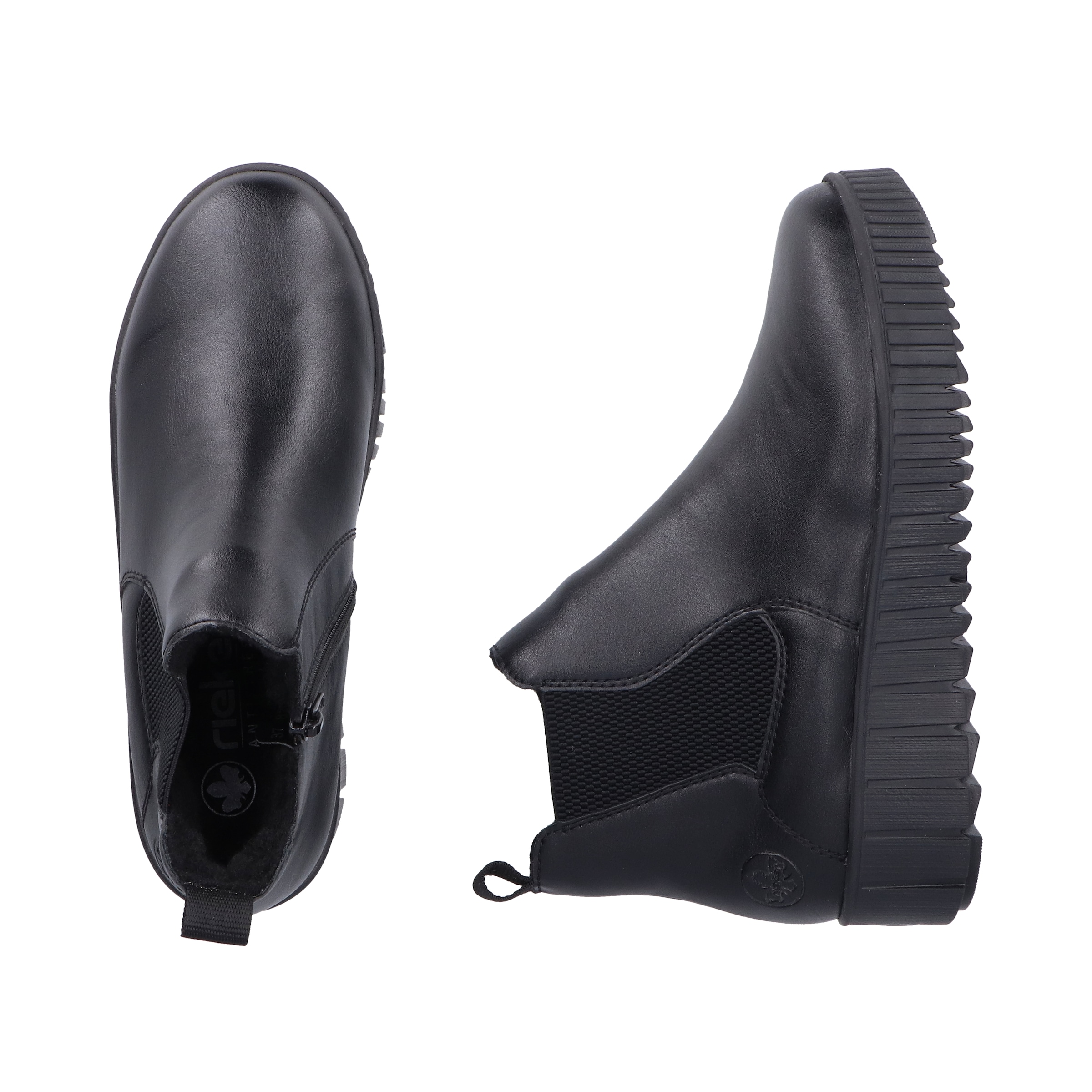 Rieker Bottes d'hiver  chelsea boots, sneakers à plateforme, bottines, fermeture éclair et stretch