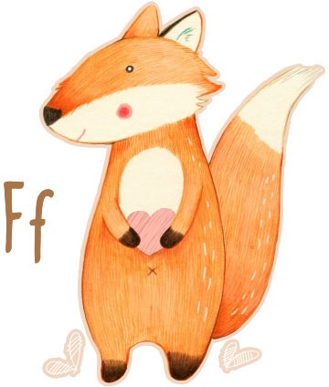 Image of Wall-Art Wandtattoo »Fuchs Waldtiere Buchstabe F«, (1 St.) bei Ackermann Versand Schweiz