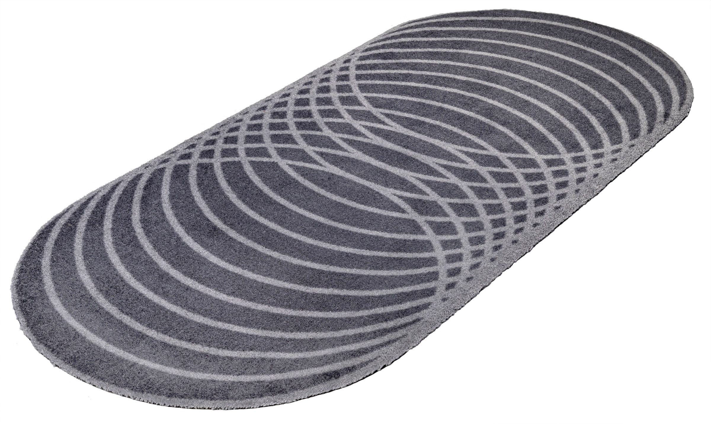 Image of wash+dry by Kleen-Tex Fussmatte »Calm Loop«, rund, 9 mm Höhe, Schmutzfangmatte, rutschhemmend, In- und Outdoor geeignet, waschbar bei Ackermann Versand Schweiz