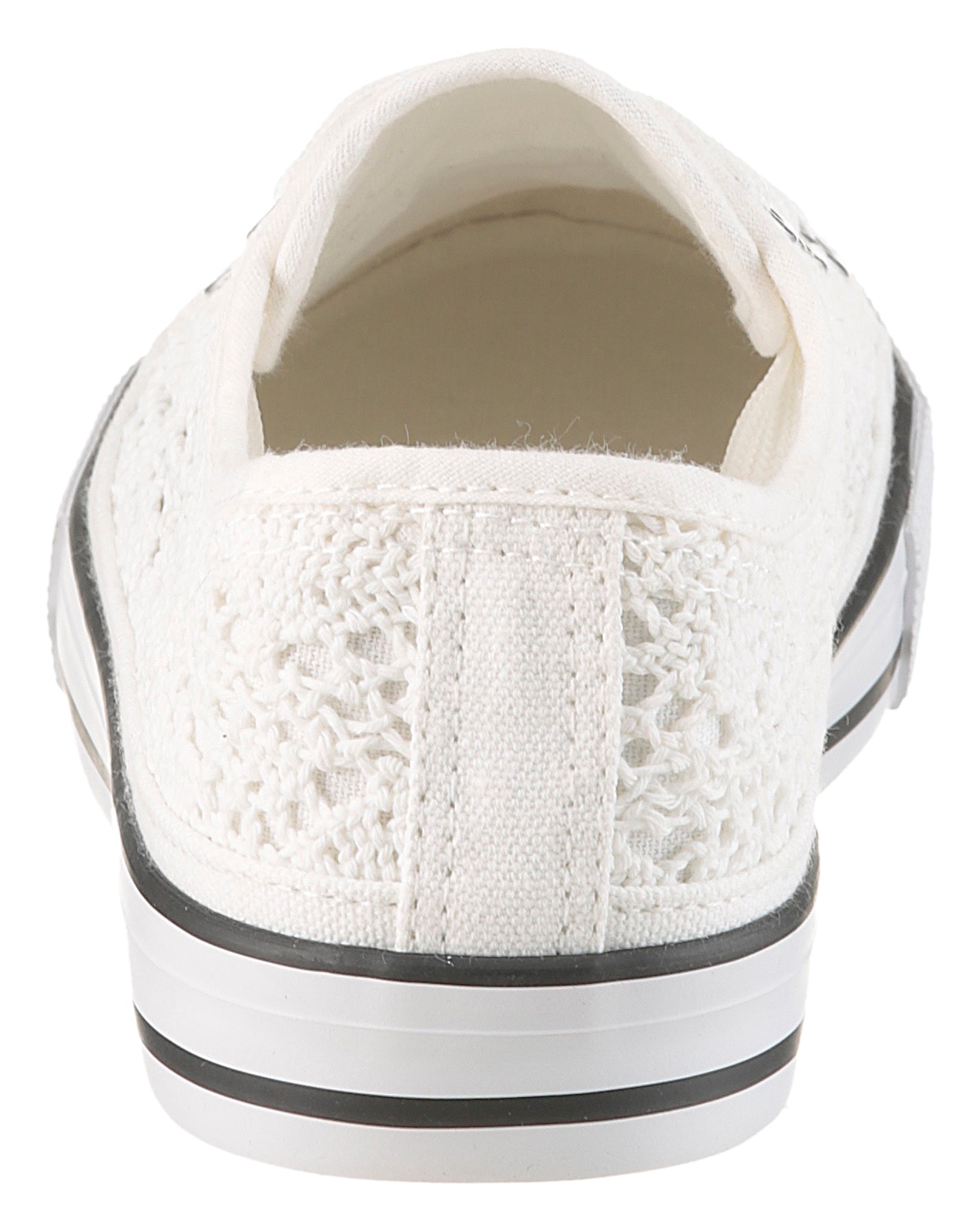 Aniston SHOES Sneakers  Schnürschuh, Freizeitschuh in Häkeloptik - NEUE KOLLEKTION