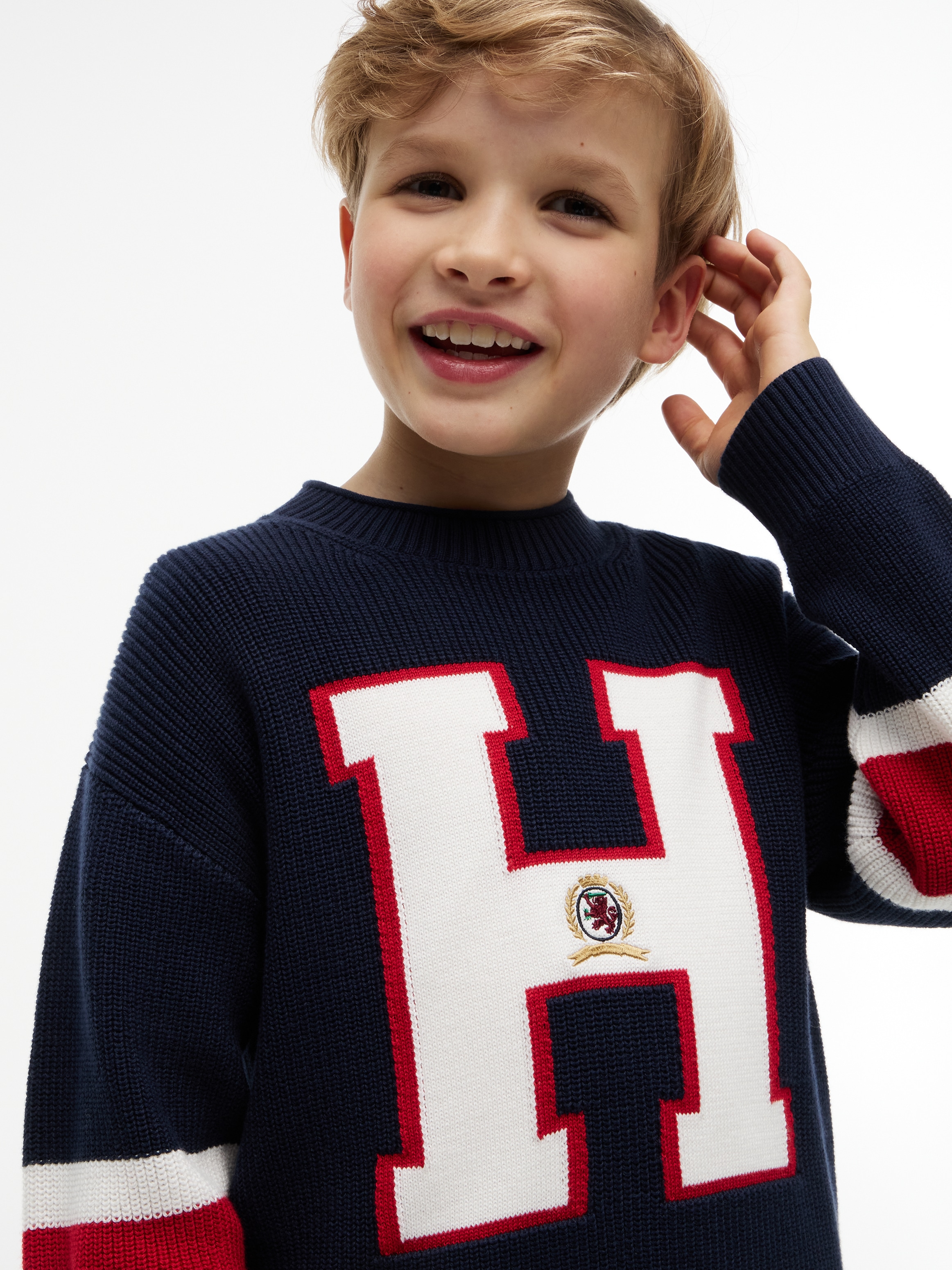 Tommy Hilfiger Strickpullover Kinder bis 16 Jahre, Druck