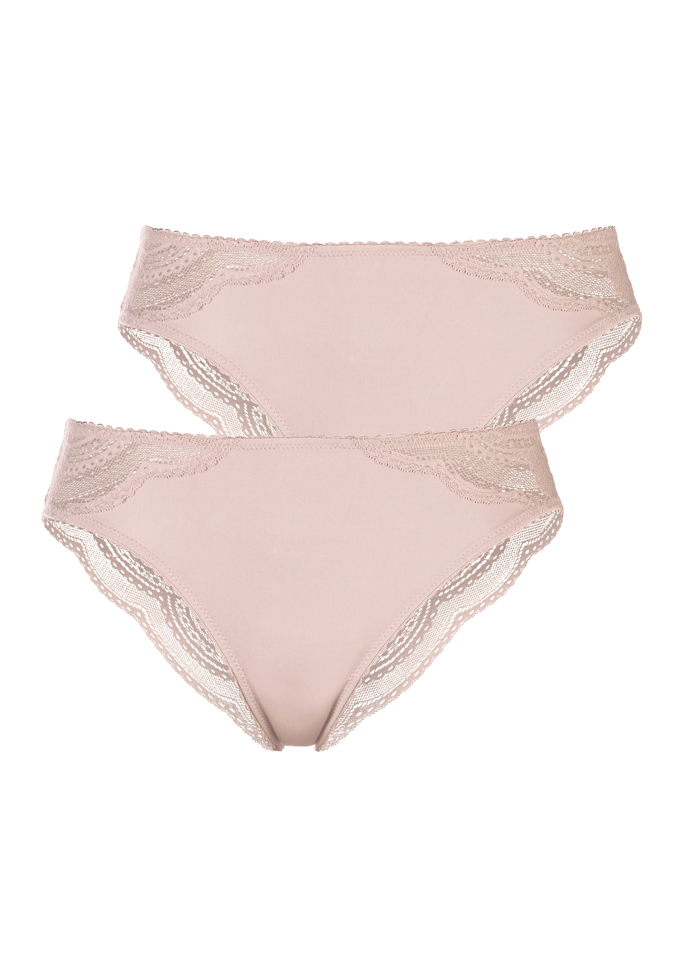 Image of LASCANA Brasilslip Packung, 2 Stk. mit zarter Spitze