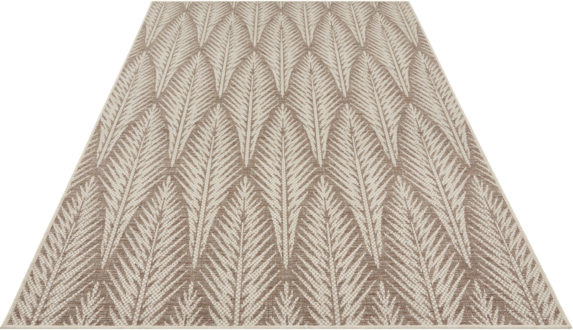 Image of NORTHRUGS Teppich »Pella«, rechteckig, 4 mm Höhe, In-und Outdoor geeignet, Wohnzimmer, Balkon, Terrasse, Garten, Strapazierfähig und pflegeleicht, Flachgewebe bei Ackermann Versand Schweiz