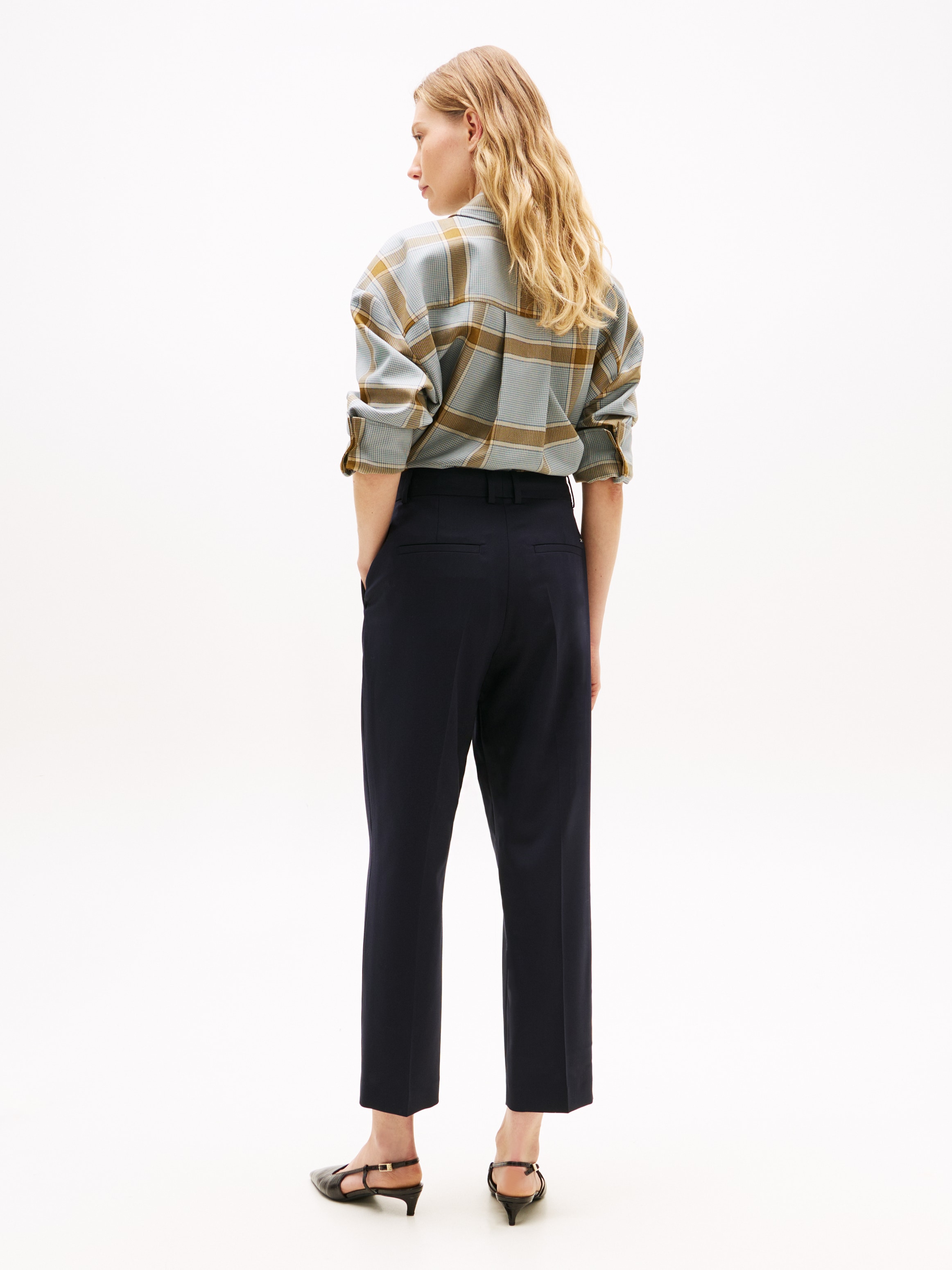 Tommy Hilfiger Pantalon de costume »TIMELESS WOOL SLIM STRT PANT«  mit Wolle