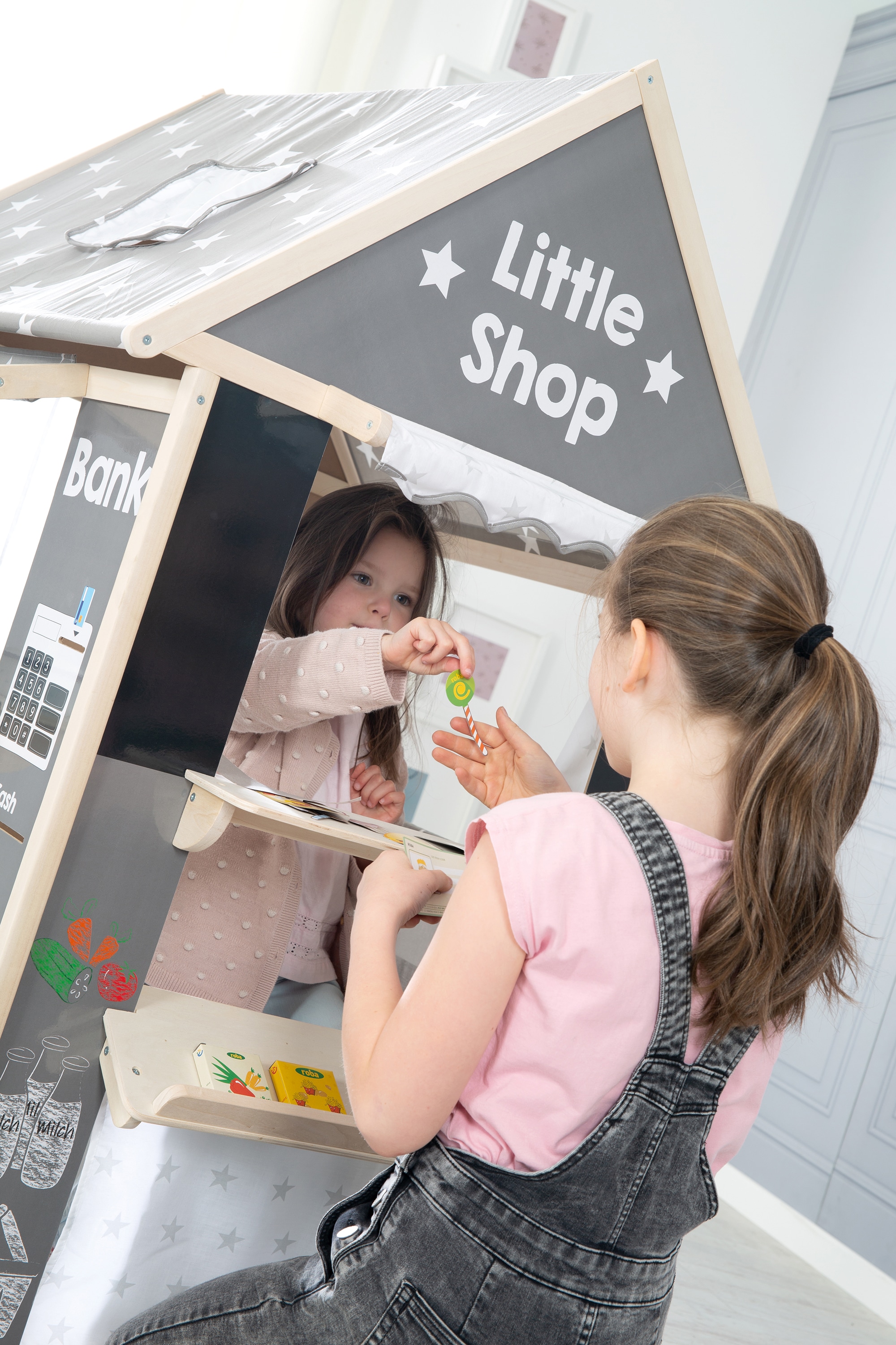 roba® Spielhaus »Little Stars«, mit vier verschiedenen Spielseiten